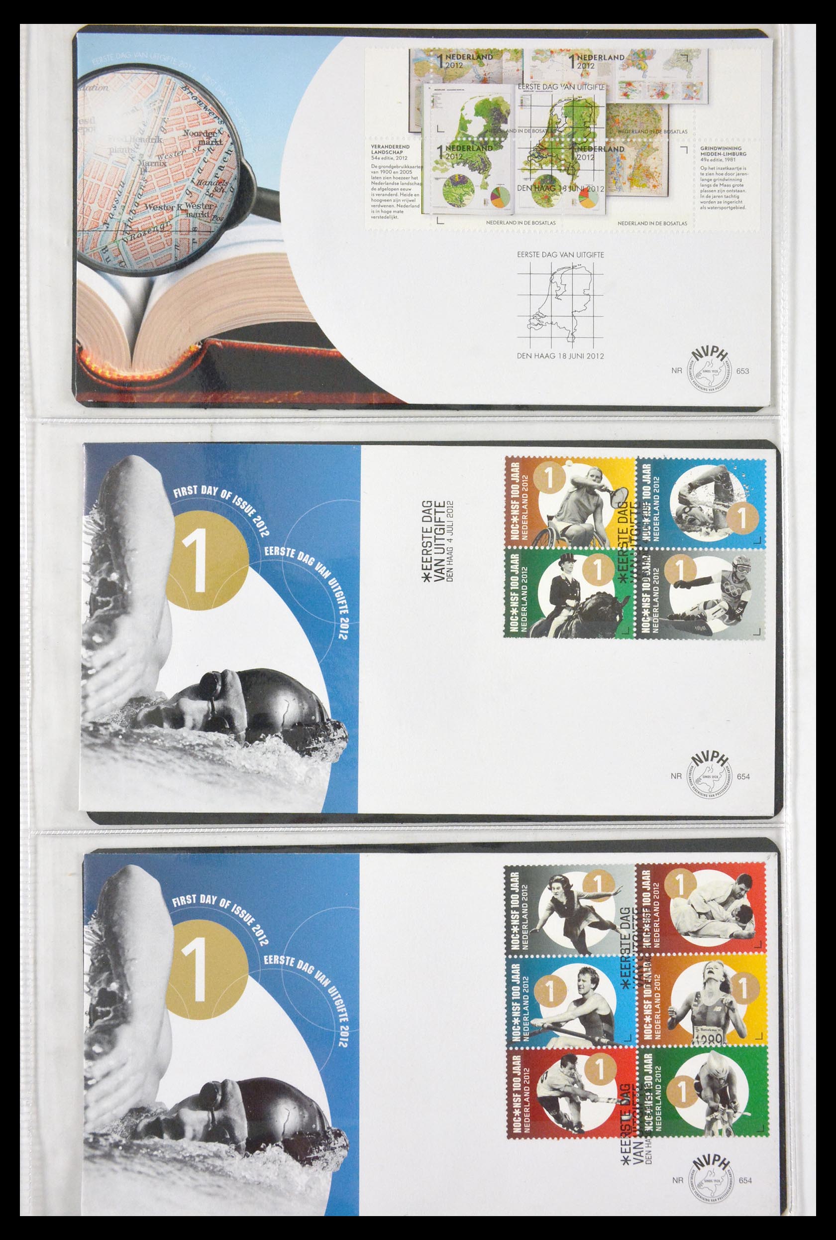 29850 091 - 29850 Netherlands FDC's 2001-2012.
