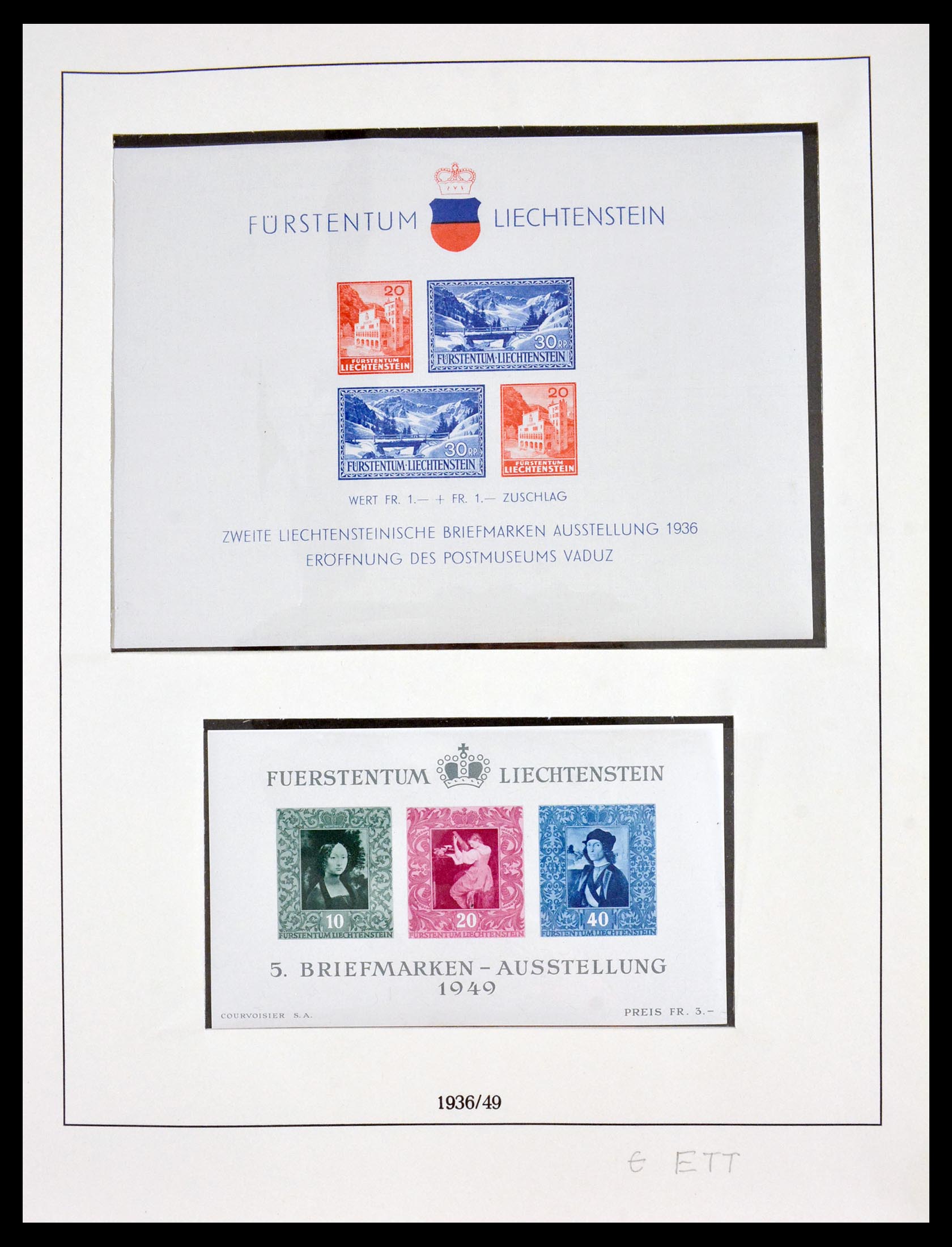 29858 014 - 29858 Liechtenstein 1912-1988.