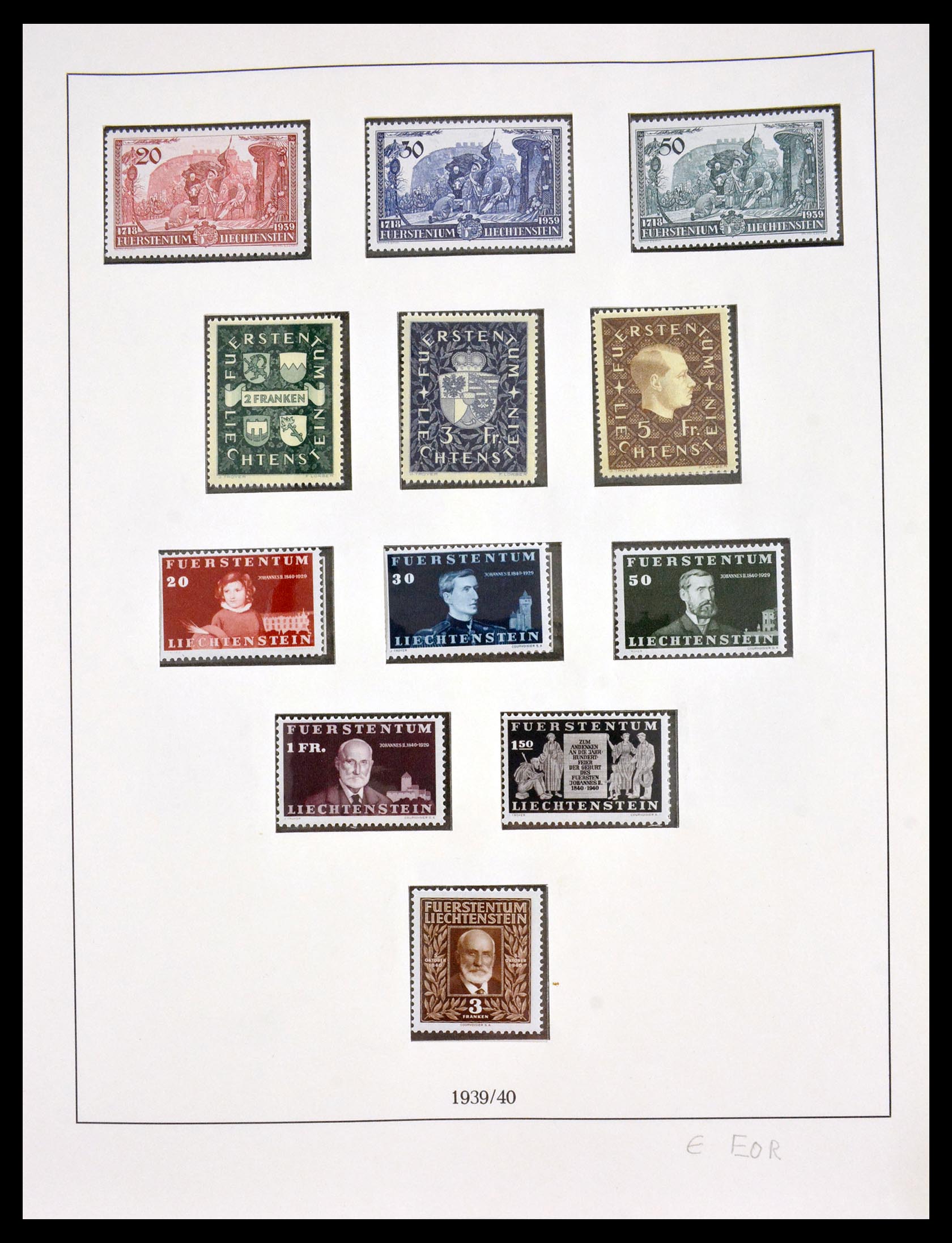 29858 017 - 29858 Liechtenstein 1912-1988.