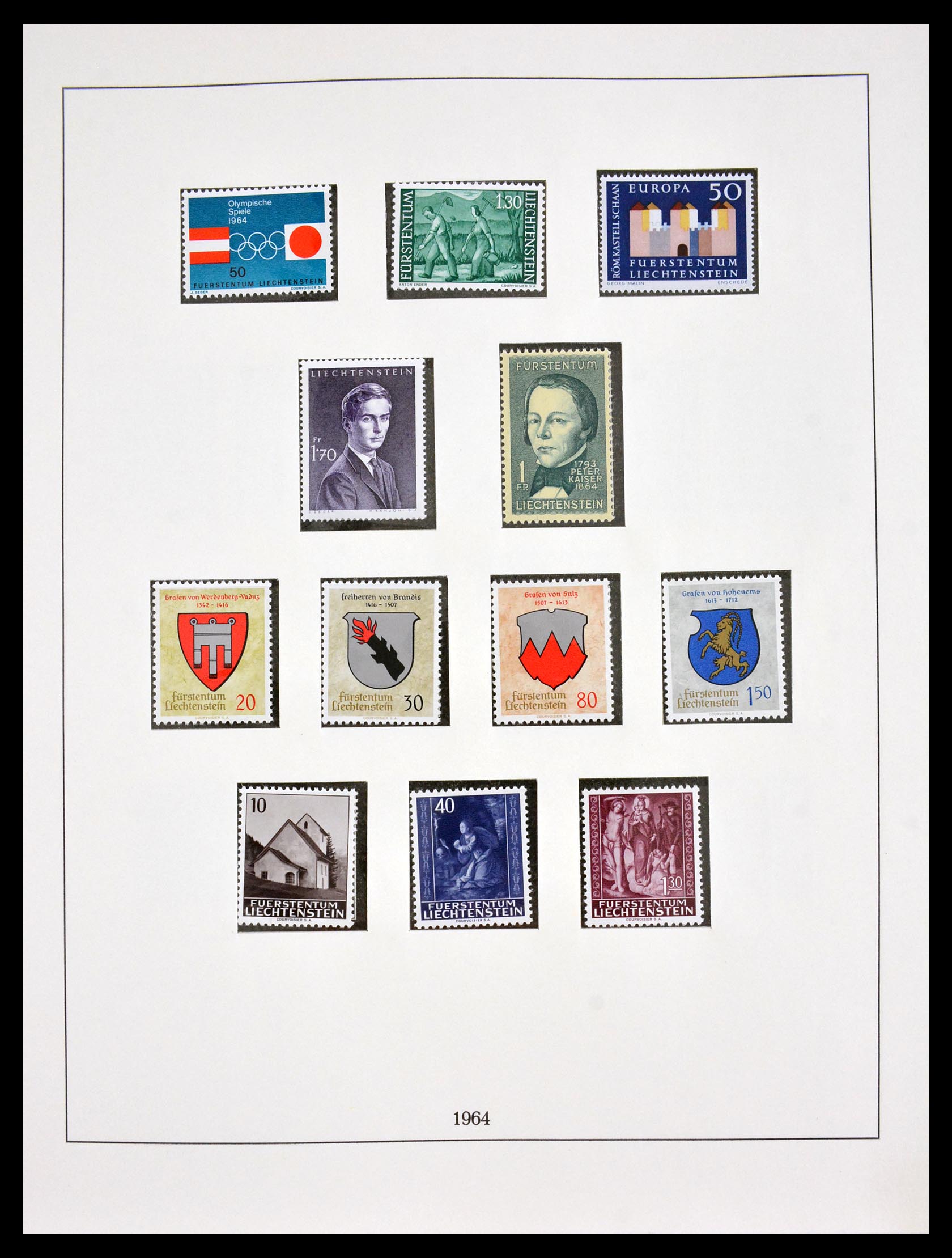 29858 040 - 29858 Liechtenstein 1912-1988.