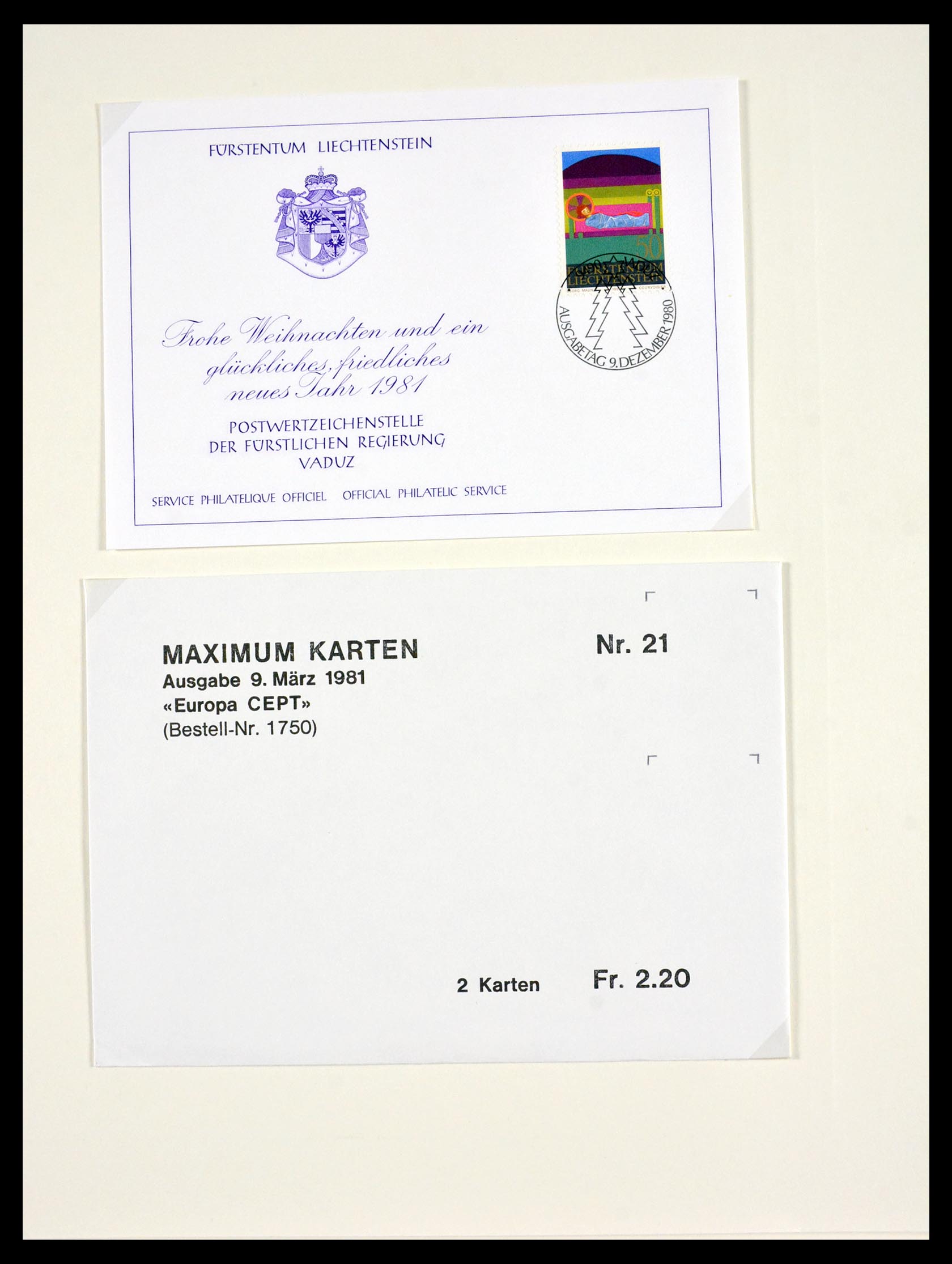 29858 207 - 29858 Liechtenstein 1912-1988.