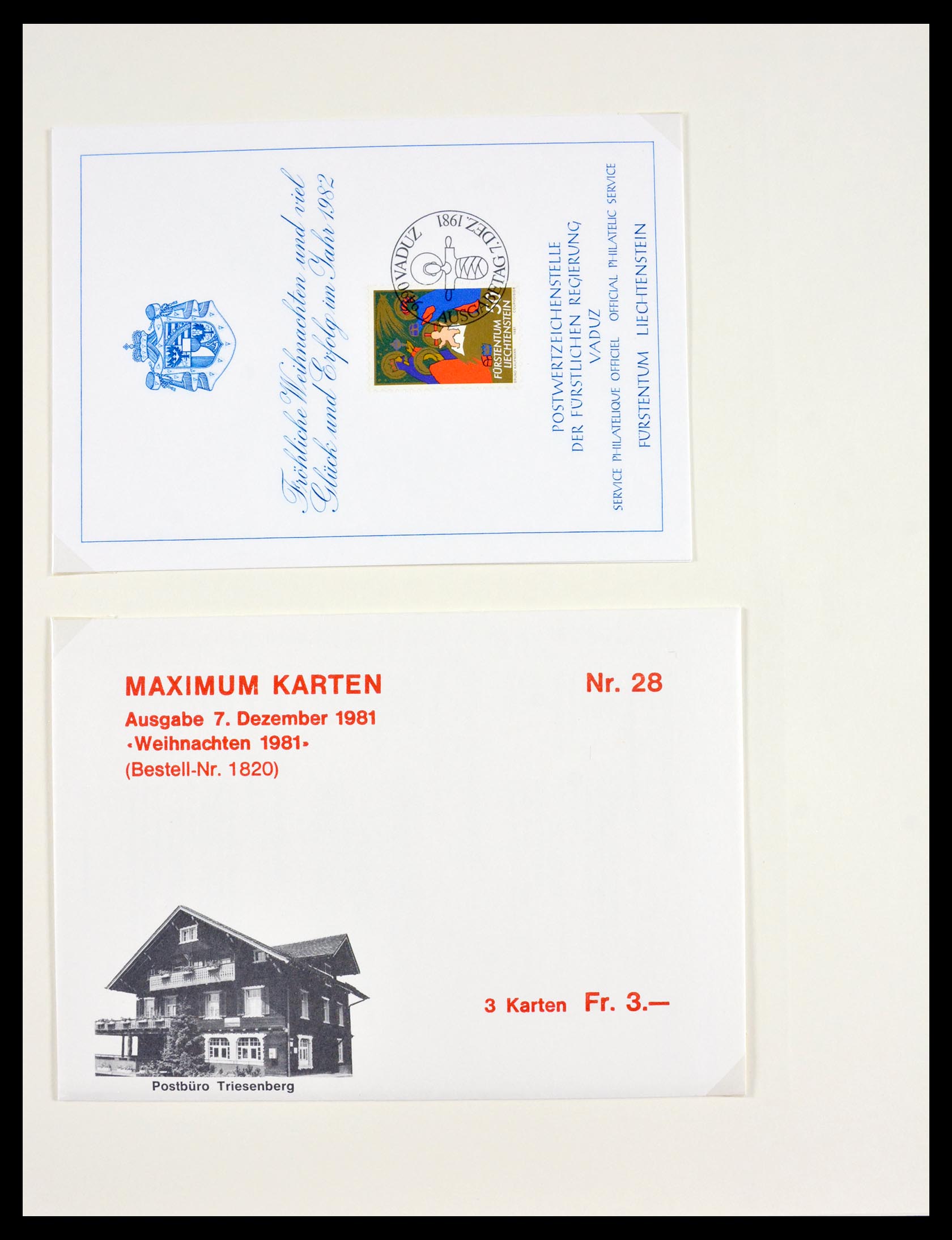 29858 221 - 29858 Liechtenstein 1912-1988.