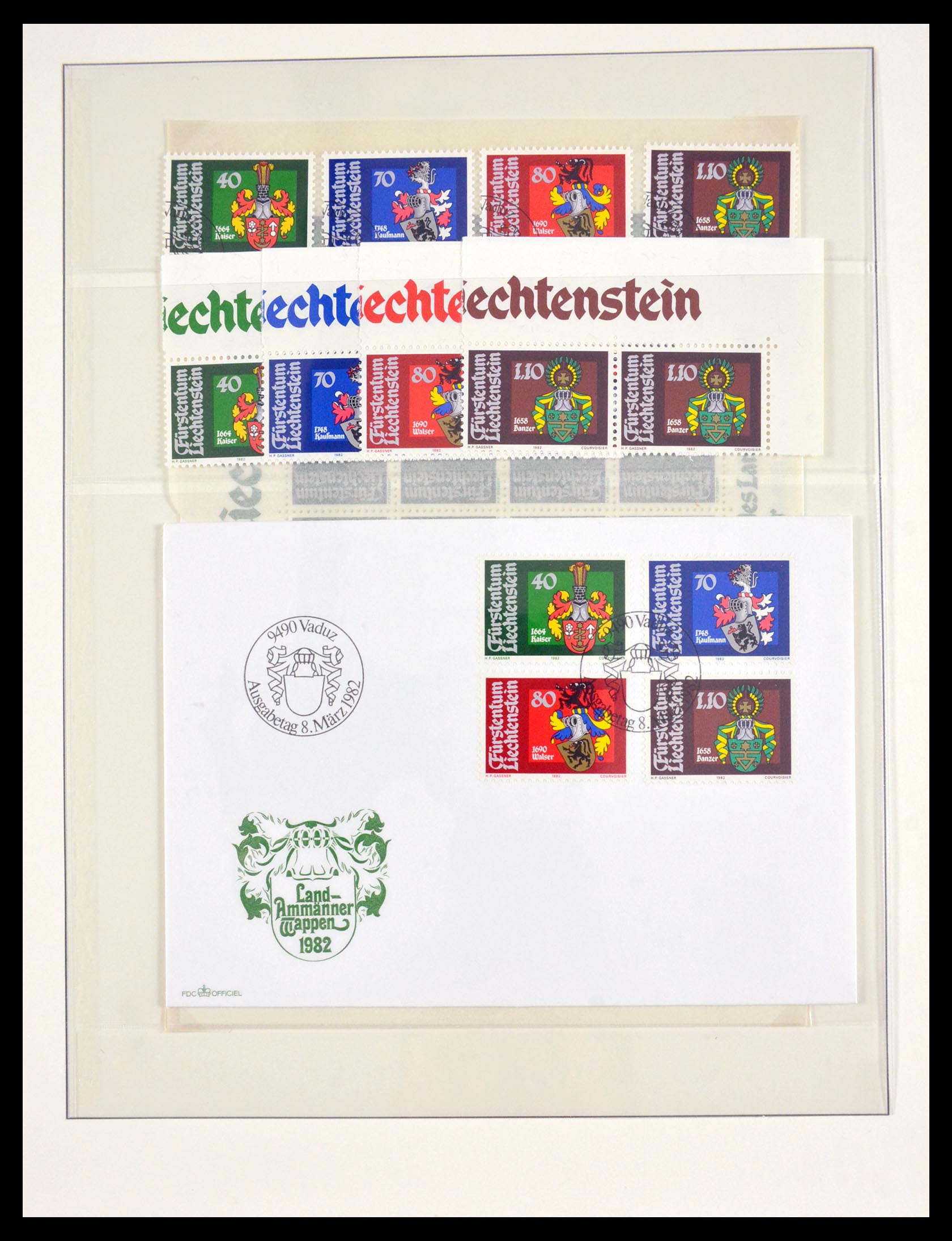 29858 222 - 29858 Liechtenstein 1912-1988.