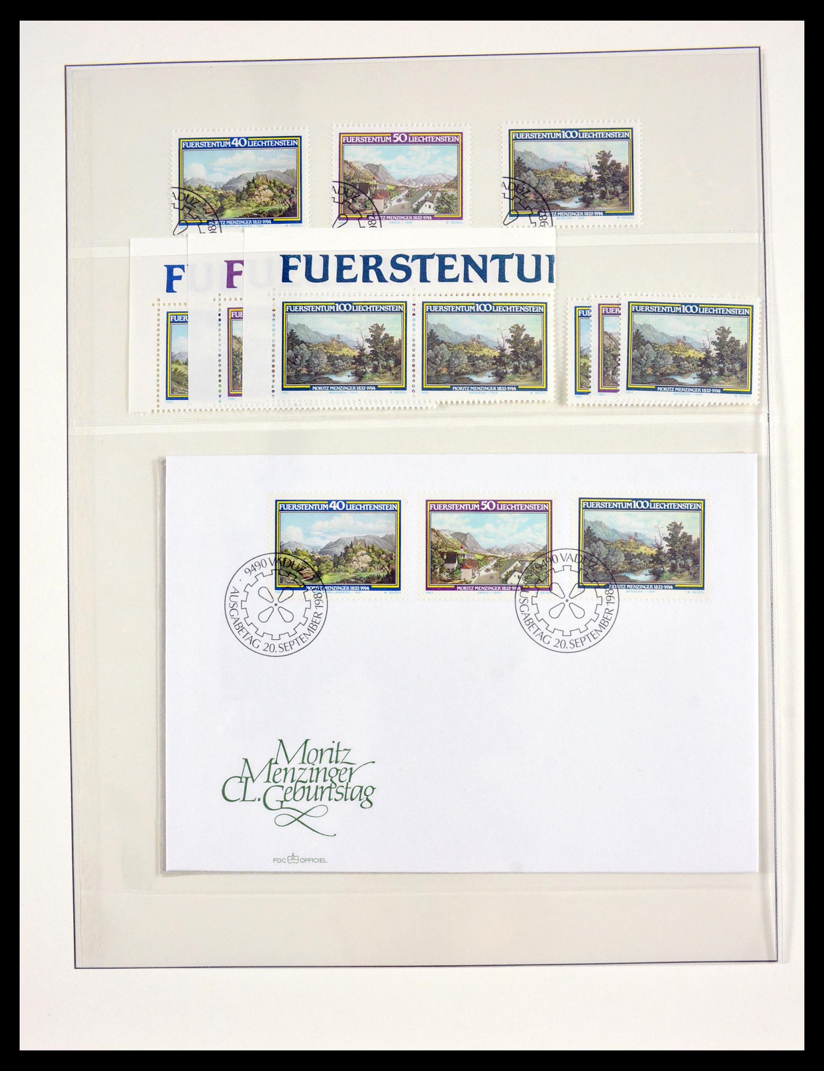 29858 229 - 29858 Liechtenstein 1912-1988.