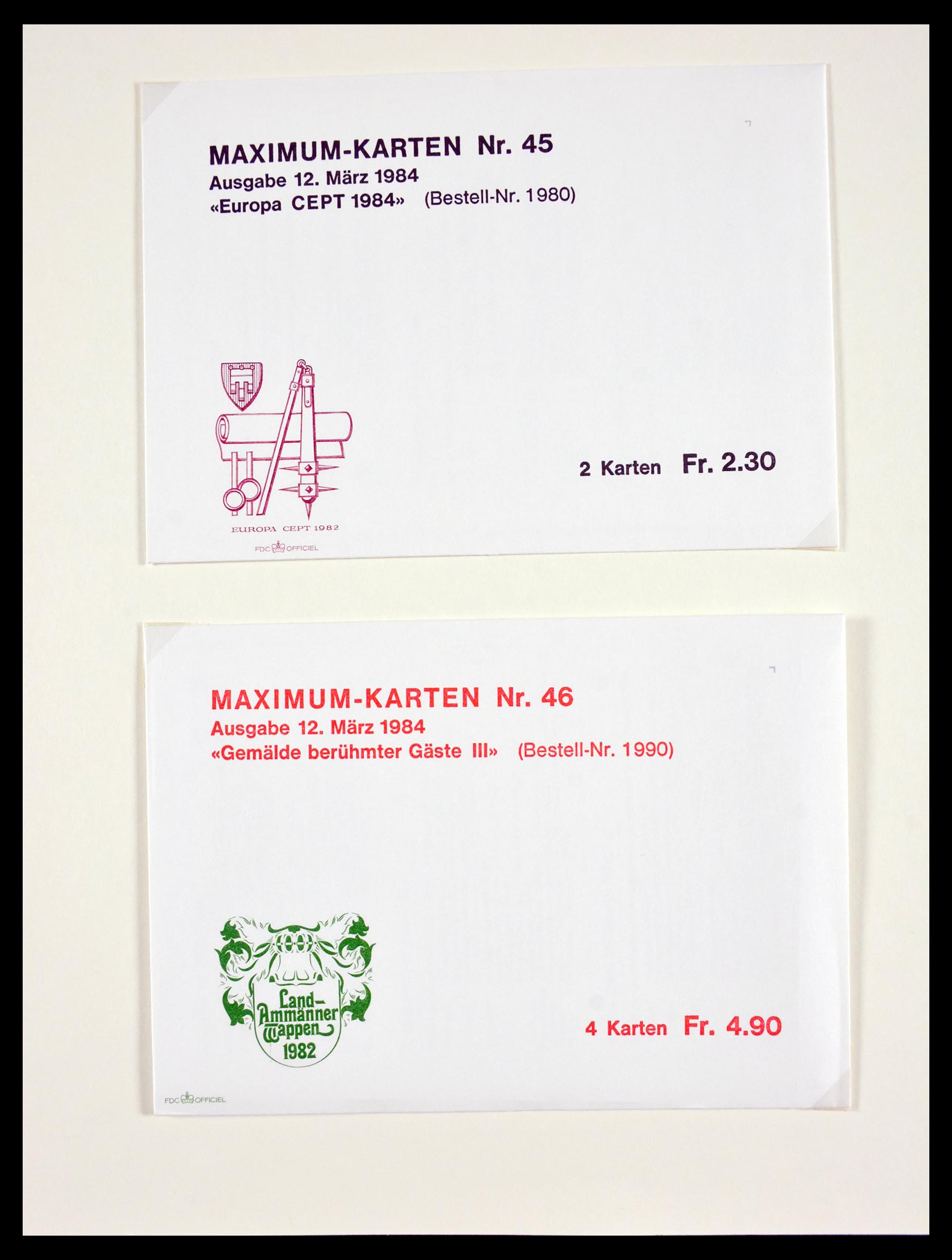 29858 246 - 29858 Liechtenstein 1912-1988.