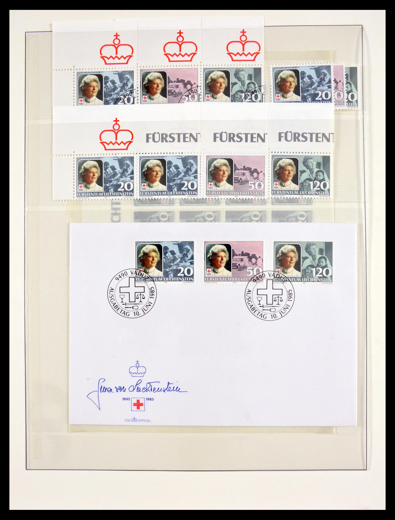 29858 255 - 29858 Liechtenstein 1912-1988.