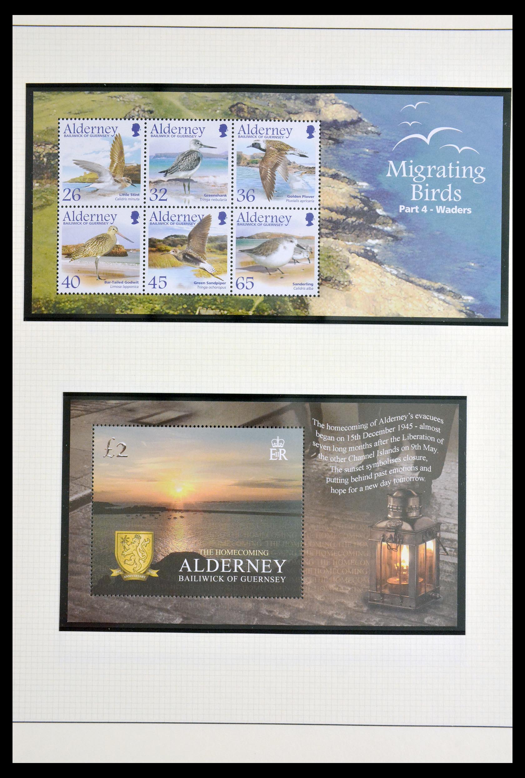 29865 044 - 29865 Guernsey/Alderney sheetlets 1975-2014!