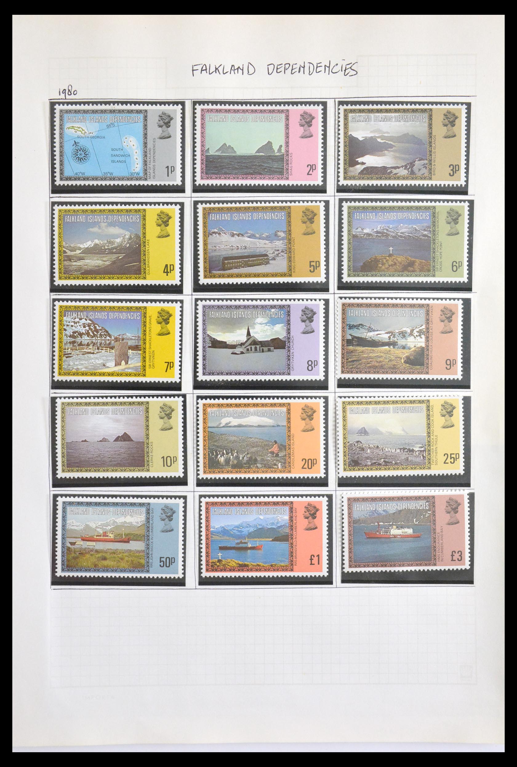 29907 042 - 29907 Falkland Islands 1891-1983.