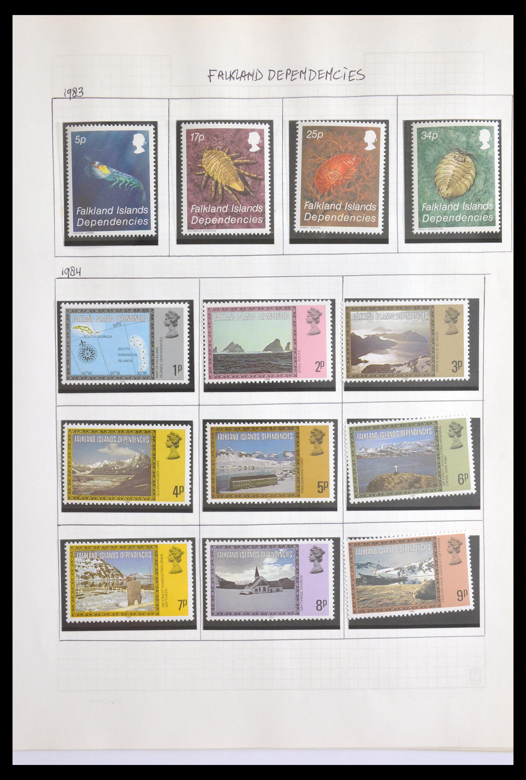 29907 047 - 29907 Falkland Islands 1891-1983.