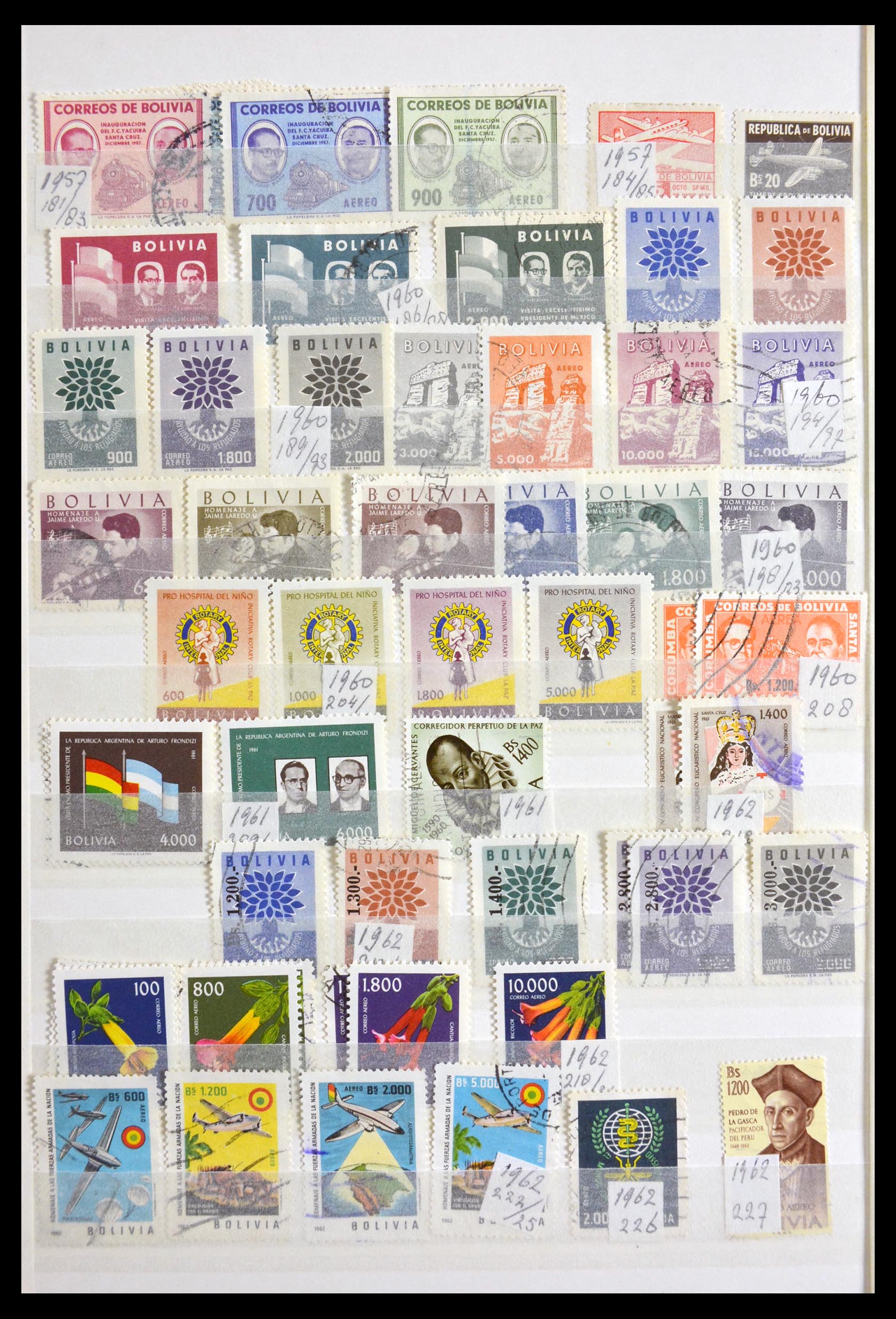 29917 020 - 29917 Latin America airmail stamps.