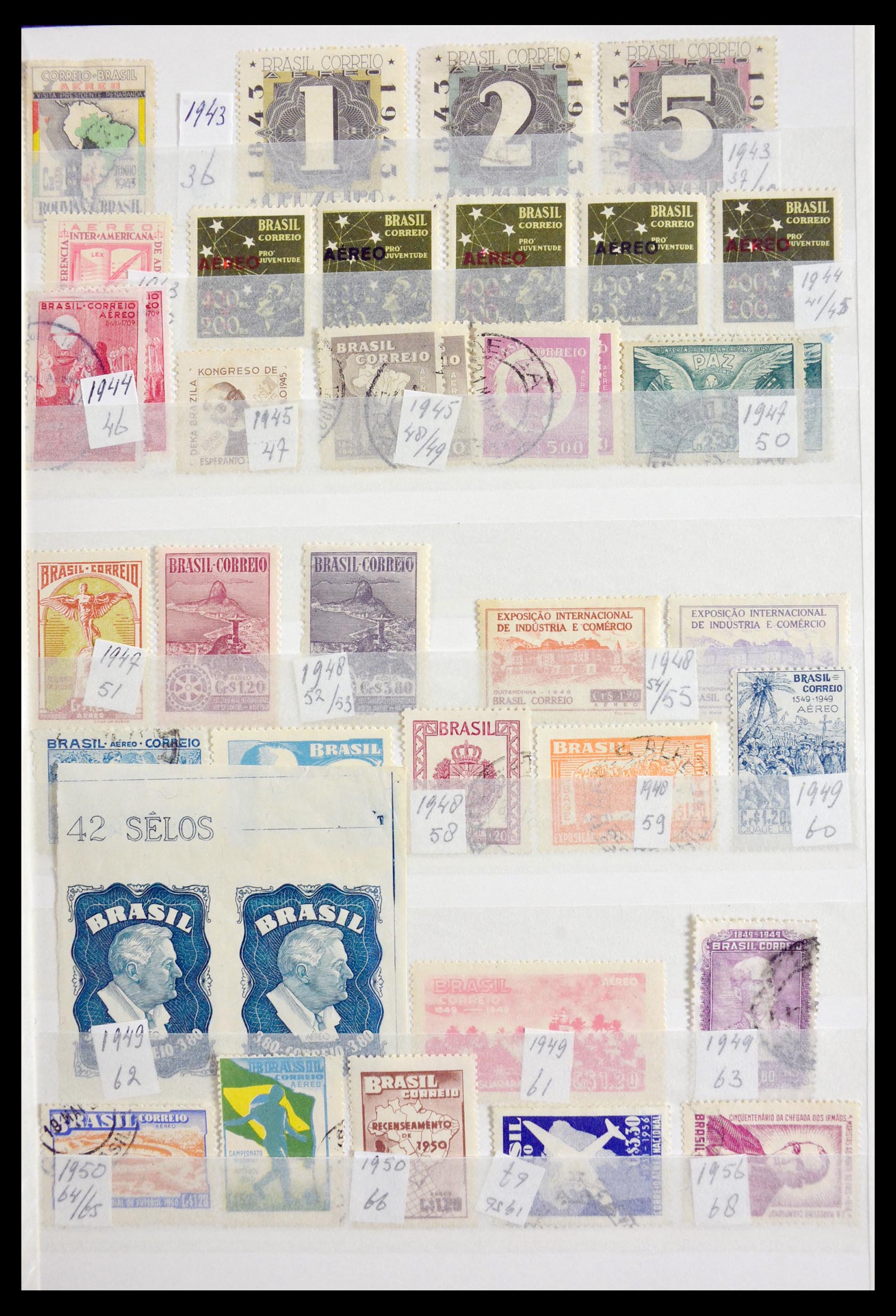 29917 027 - 29917 Latin America airmail stamps.