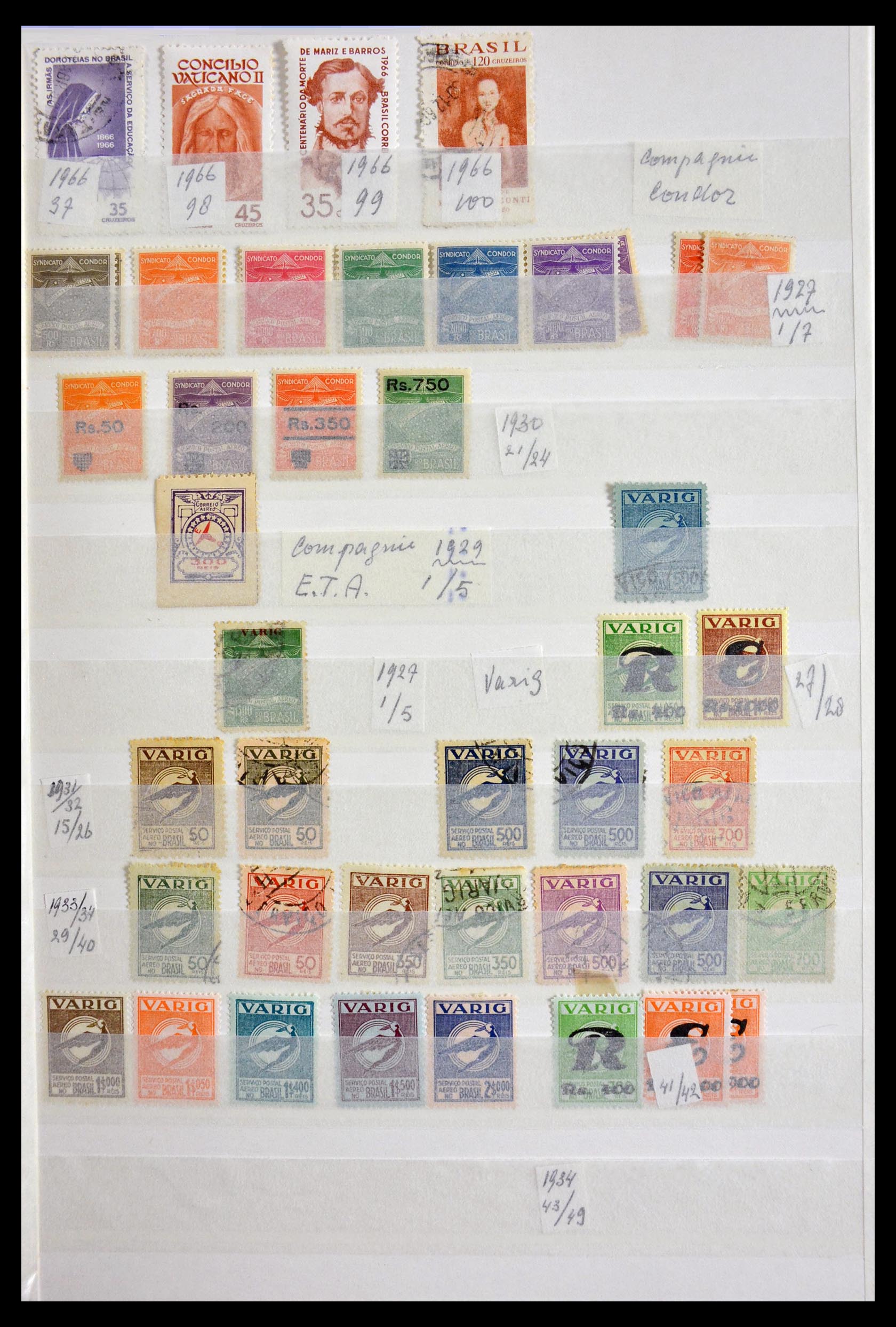 29917 029 - 29917 Latin America airmail stamps.
