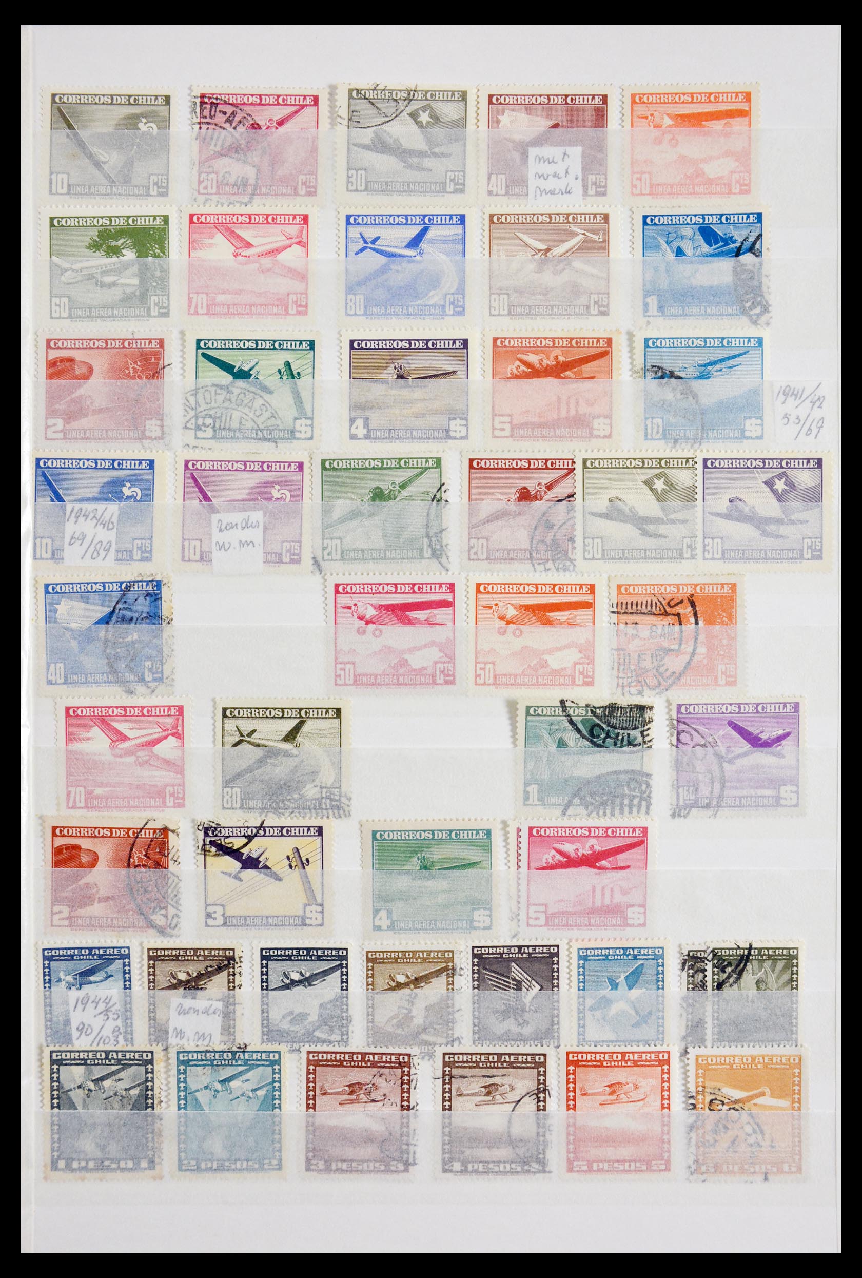 29917 035 - 29917 Latin America airmail stamps.