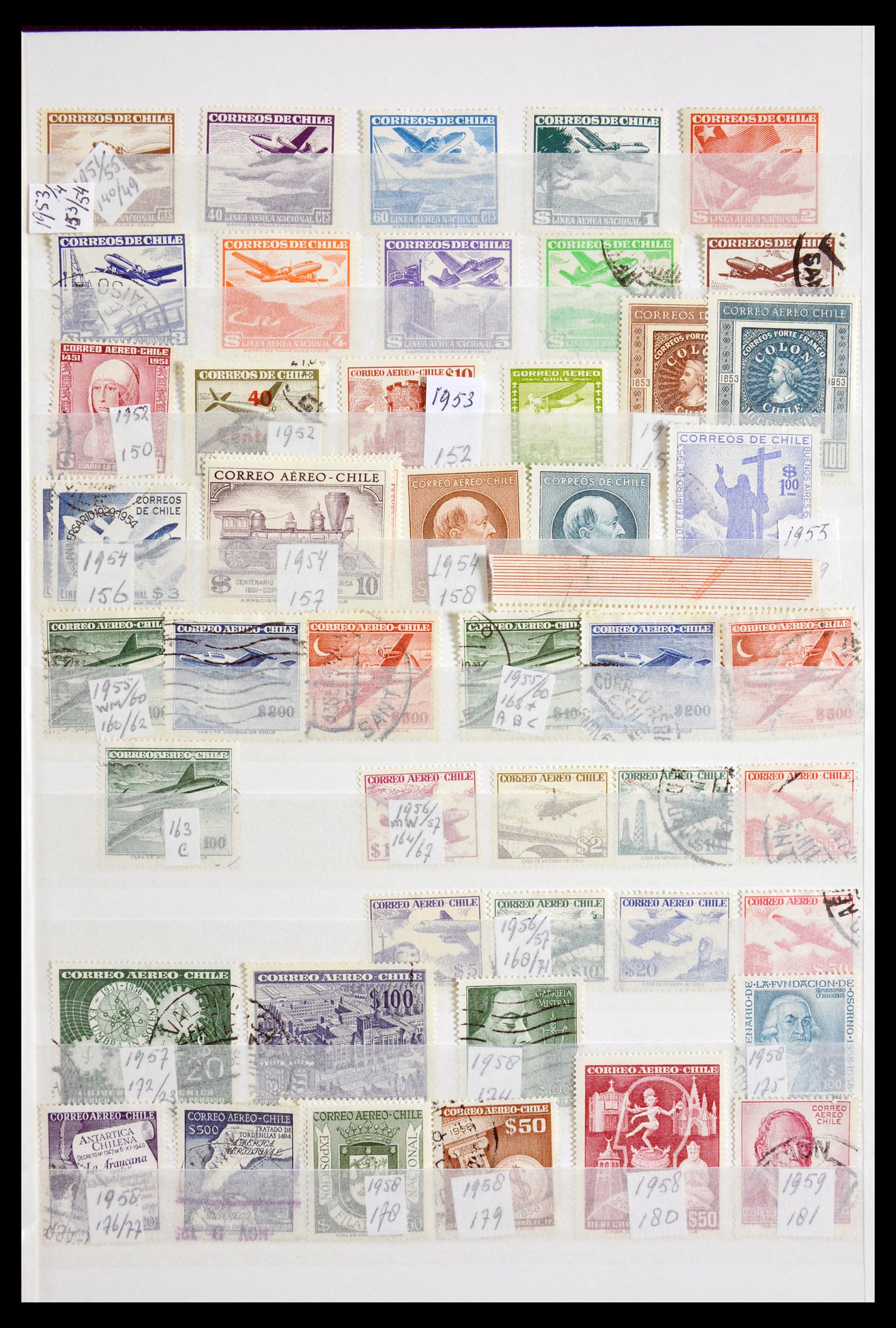 29917 037 - 29917 Latin America airmail stamps.