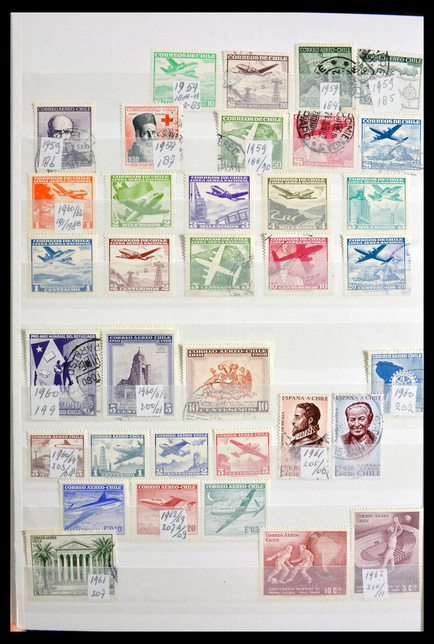 29917 038 - 29917 Latin America airmail stamps.