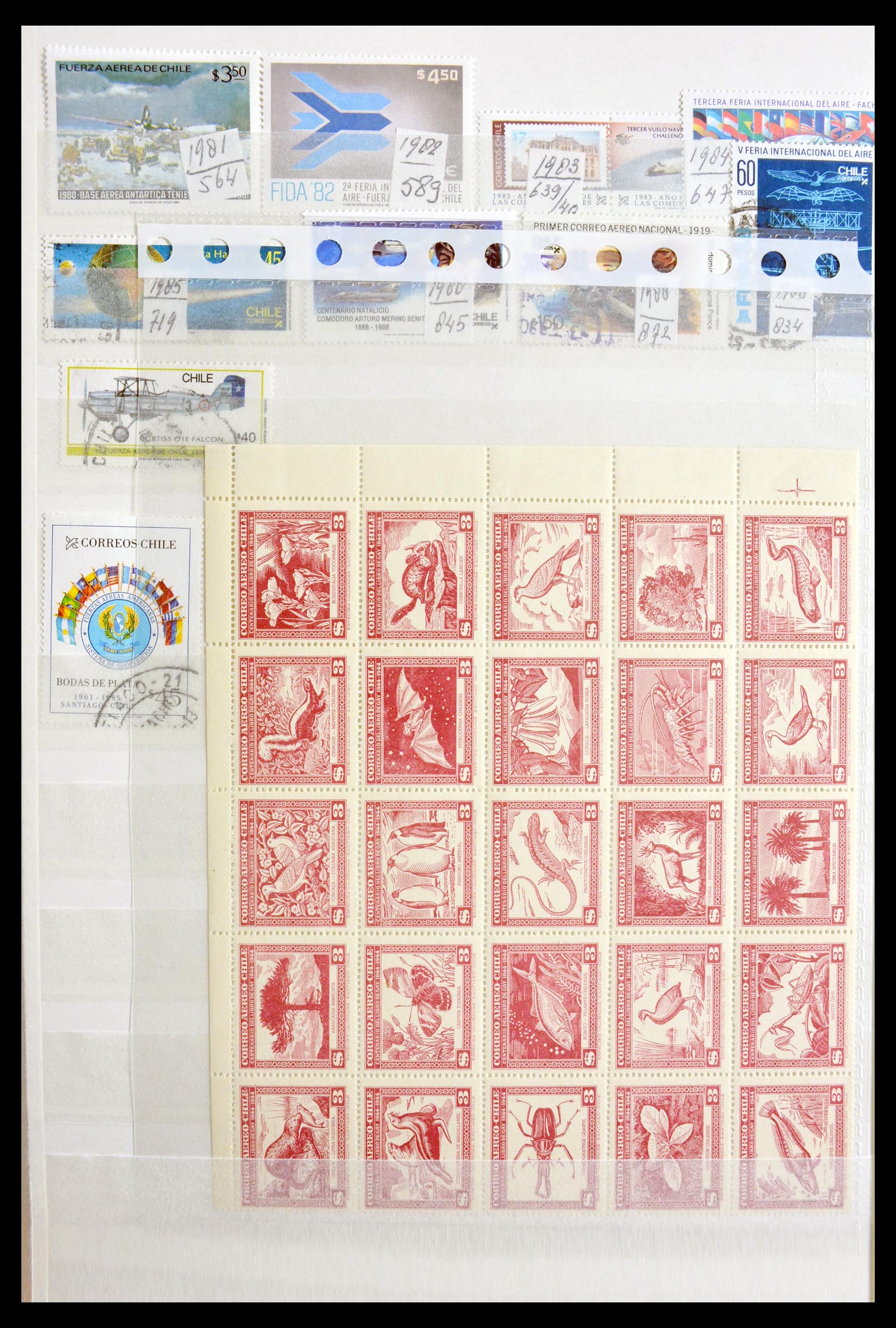 29917 042 - 29917 Latijns Amerika luchtpostzegels.