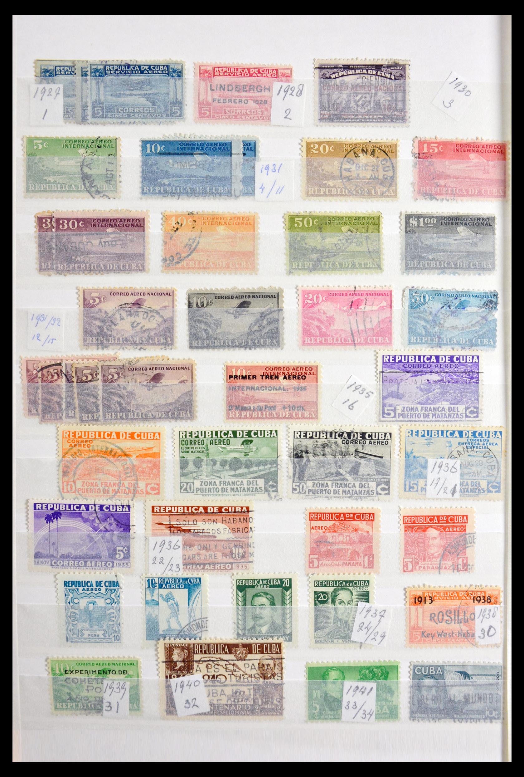 29917 044 - 29917 Latin America airmail stamps.