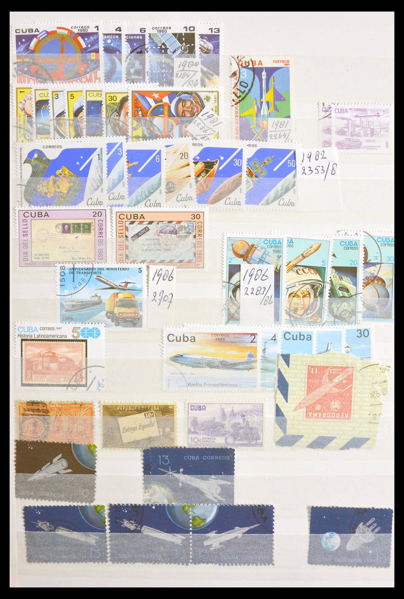 29917 058 - 29917 Latin America airmail stamps.
