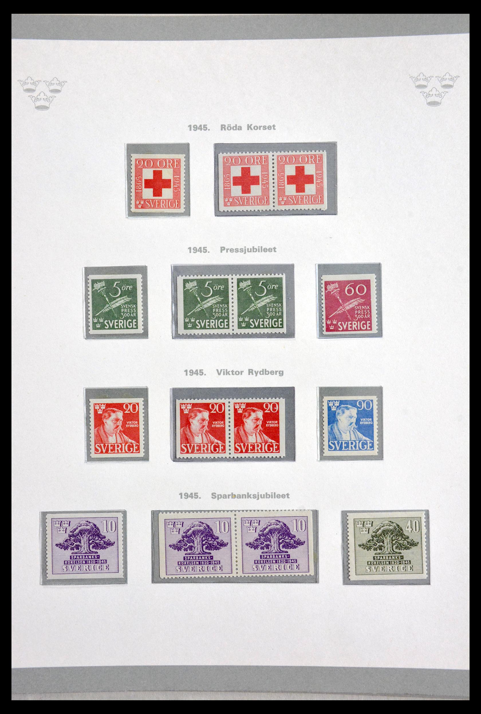 29923 044 - 29923 Sweden 1855-1949.
