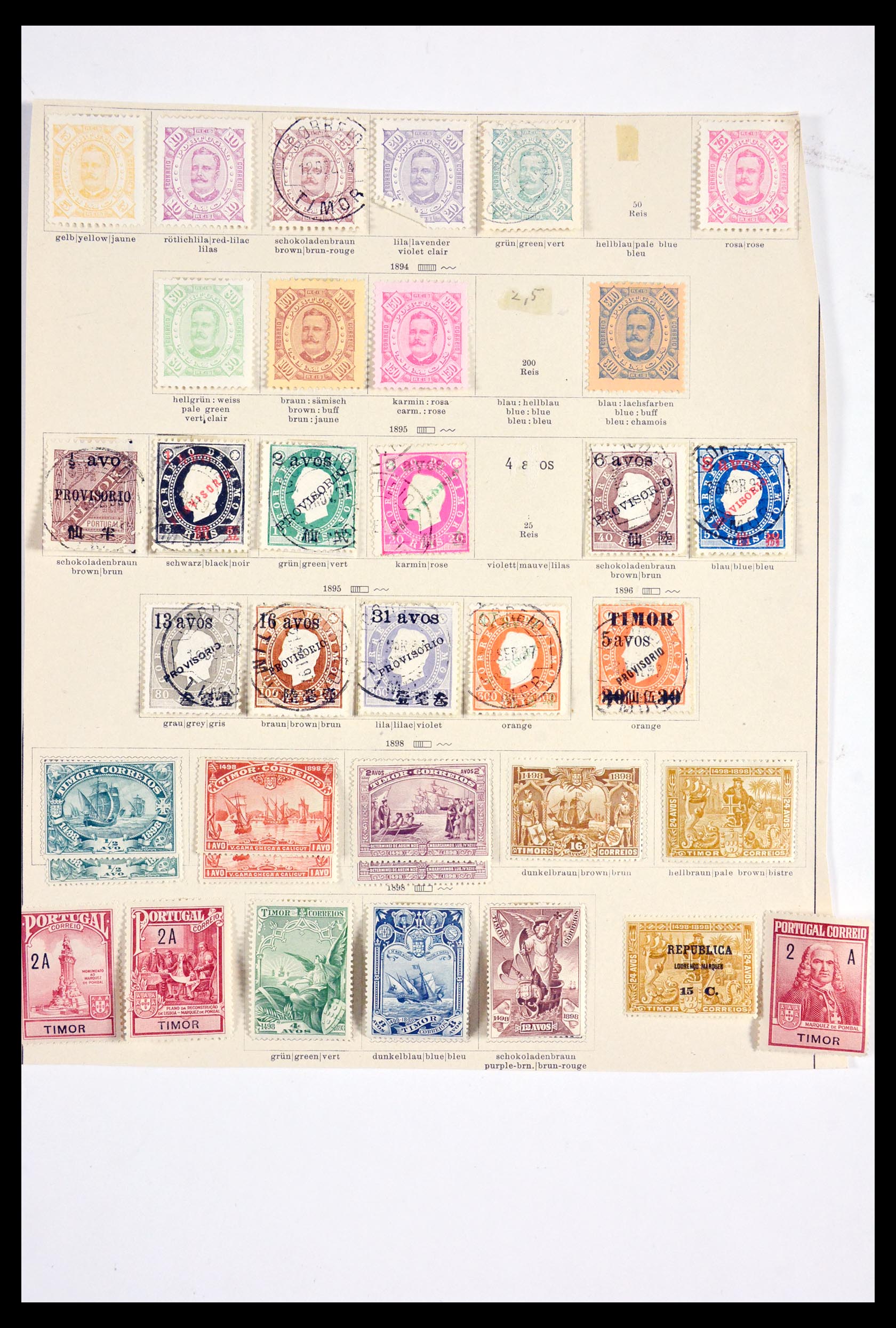 29936 036 - 29936 Portugal en koloniën 1853-1920.