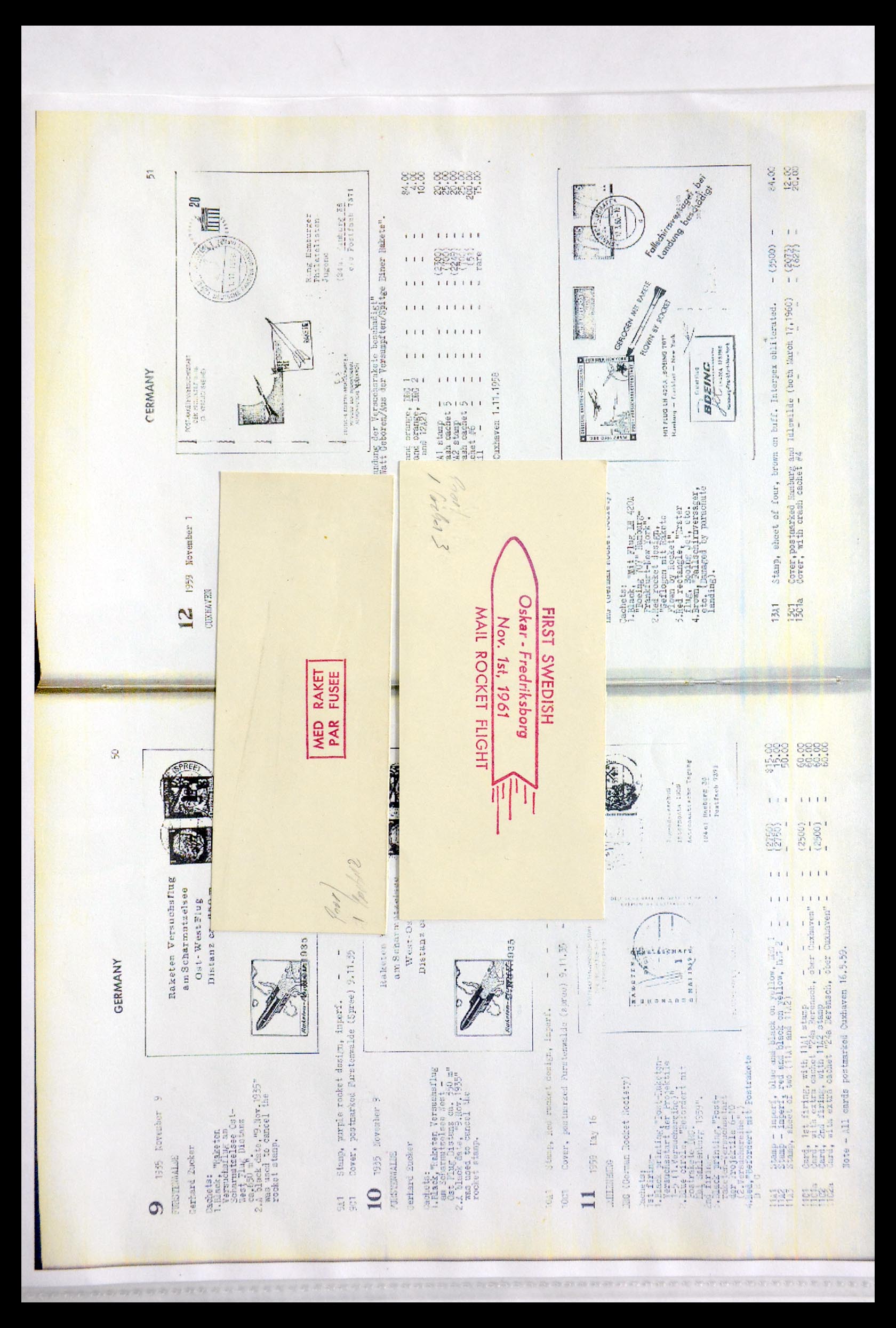 29945 011 - 29945 Rocket mail 1940-1990.