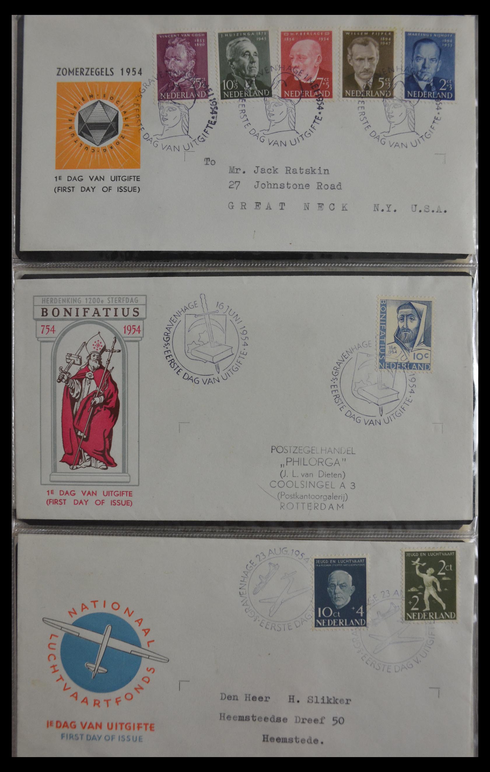 29948 007 - 29948 Netherlands FDC's 1950-2018!