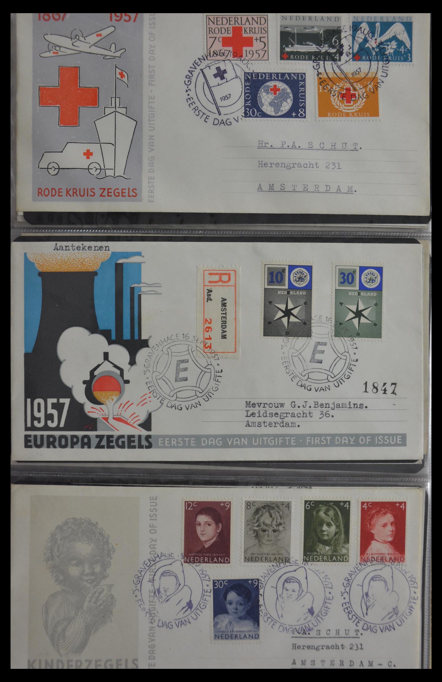 29948 012 - 29948 Netherlands FDC's 1950-2018!