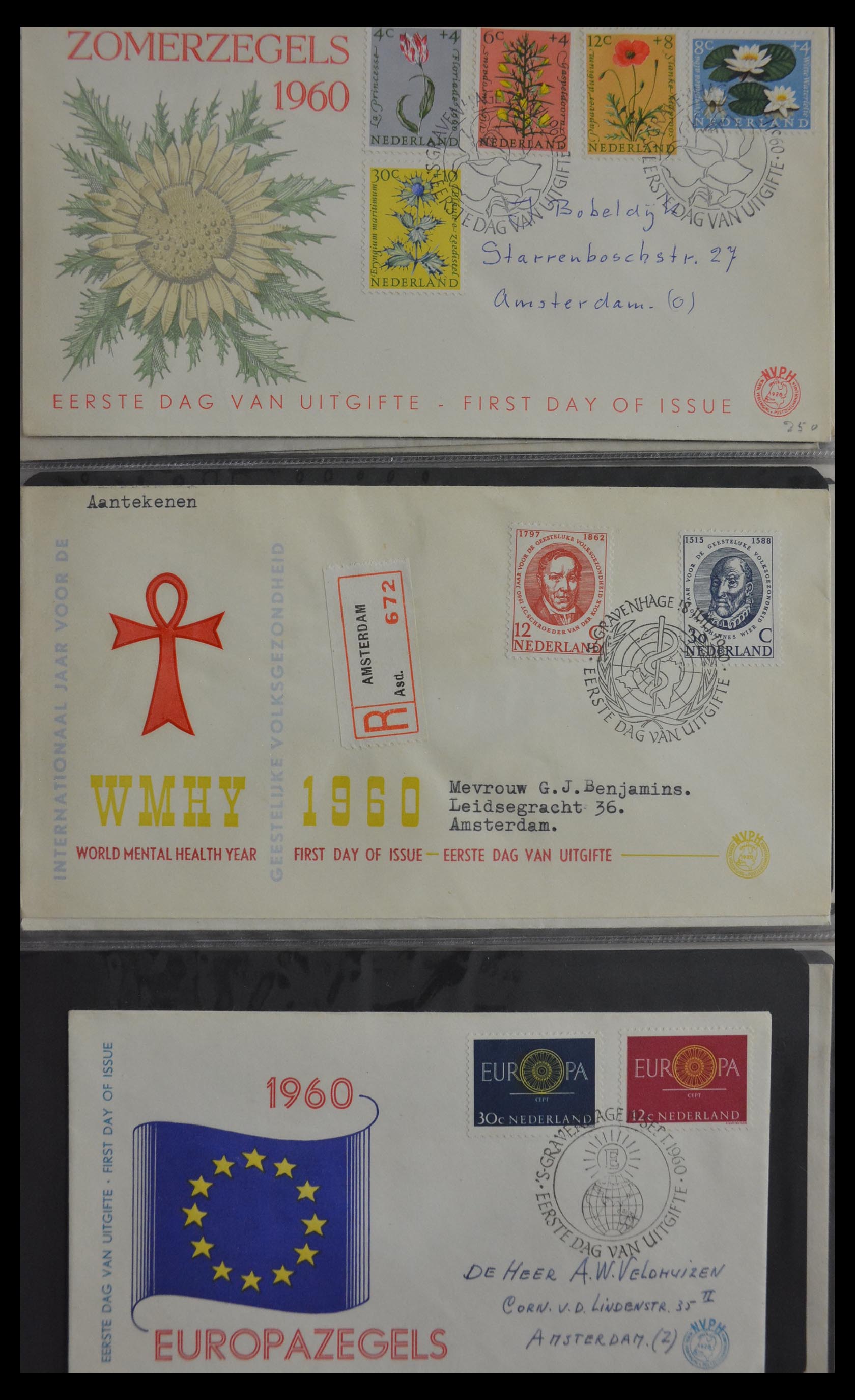 29948 016 - 29948 Netherlands FDC's 1950-2018!
