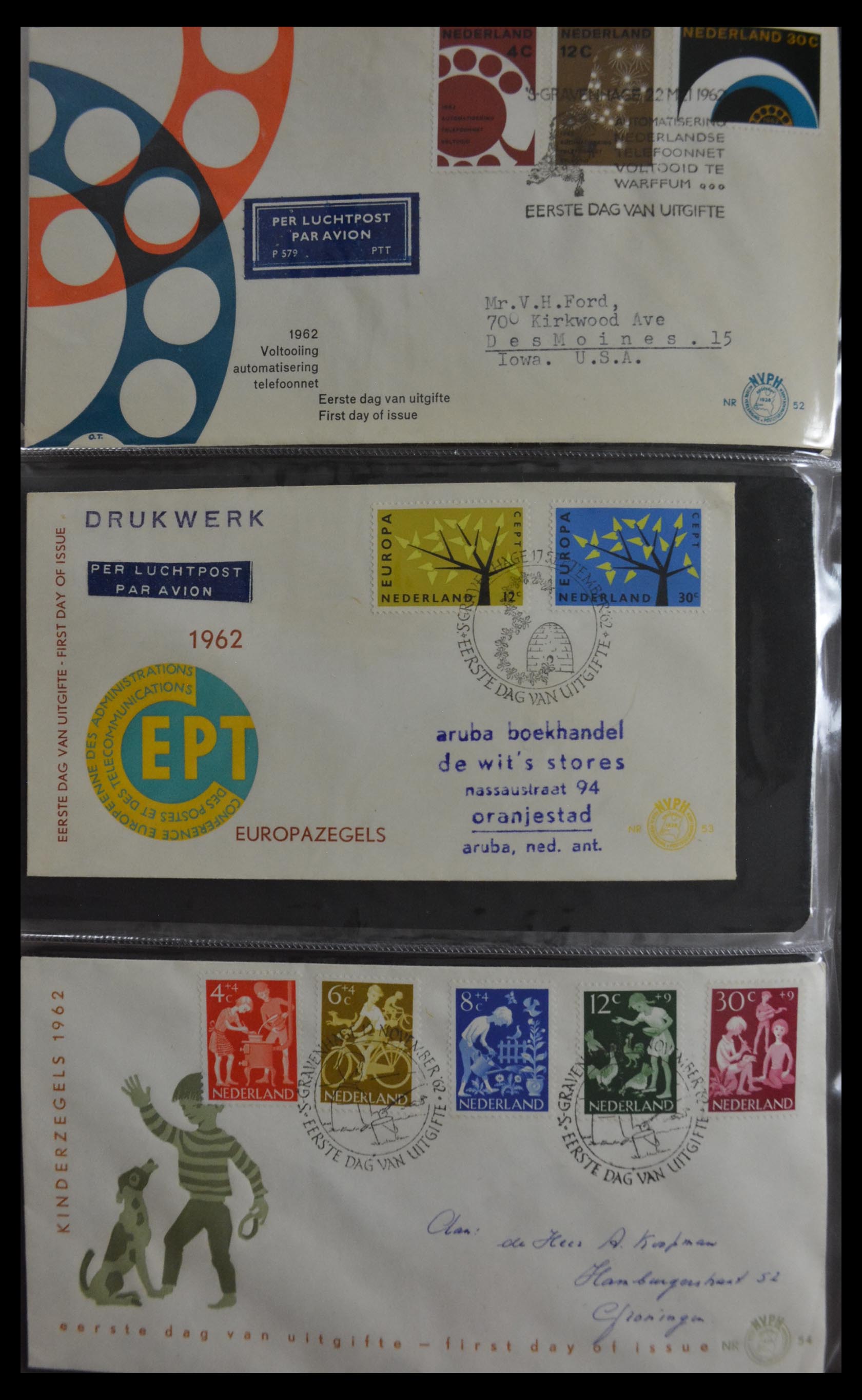 29948 019 - 29948 Netherlands FDC's 1950-2018!