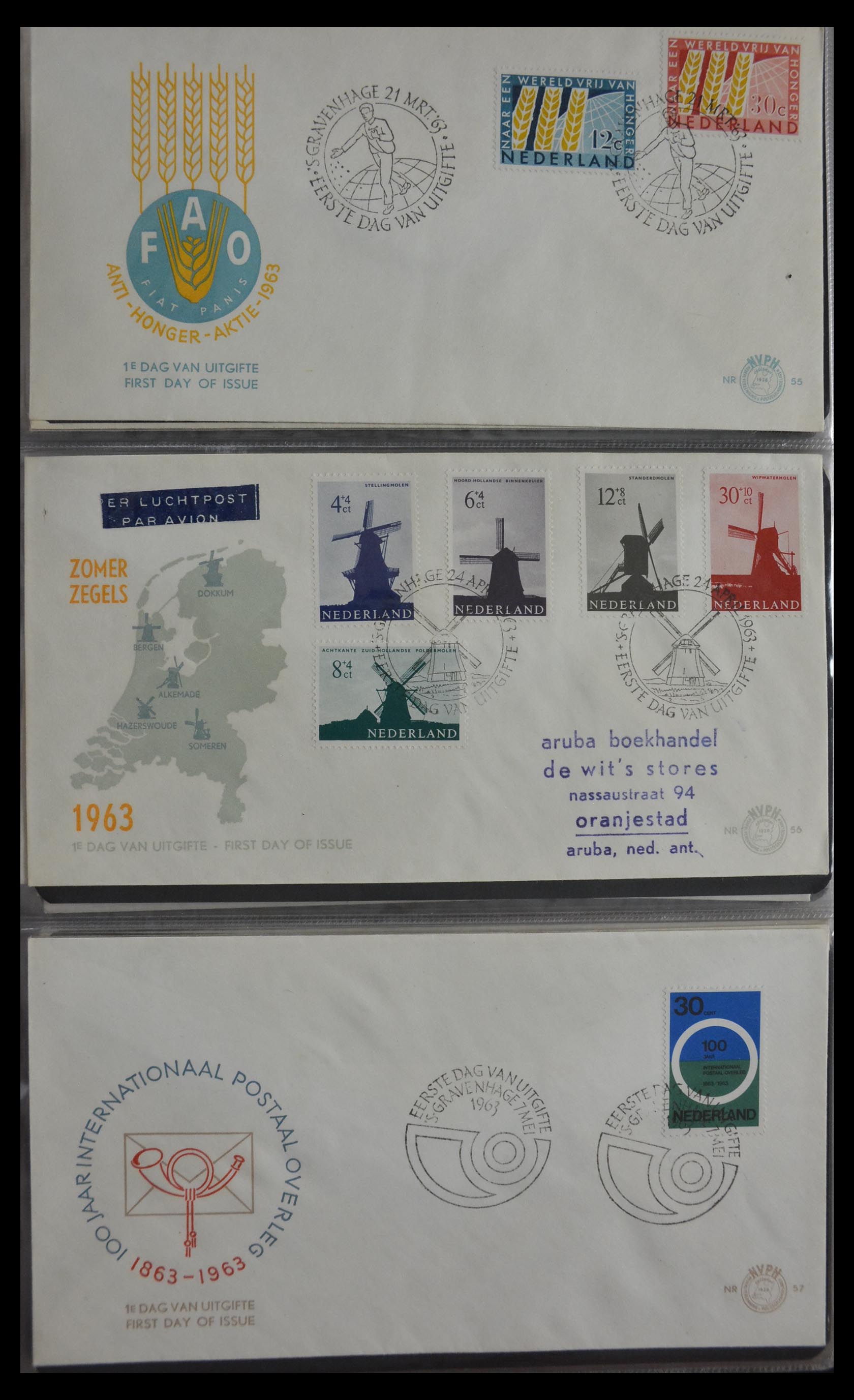 29948 020 - 29948 Netherlands FDC's 1950-2018!