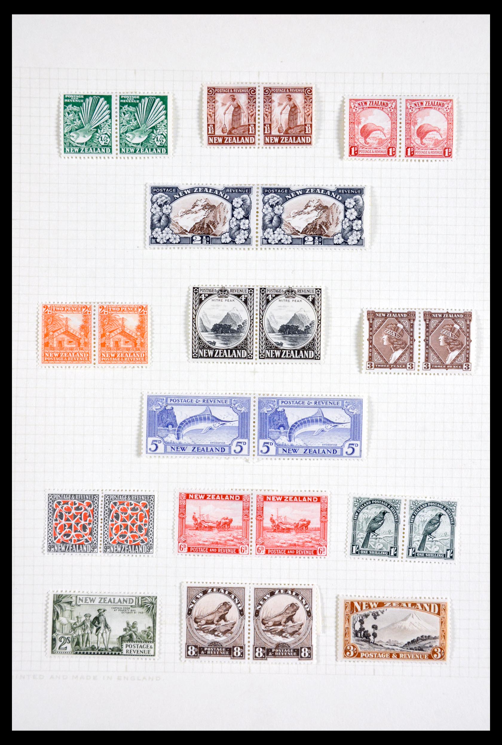 29955 007 - 29955 Nieuw Zeeland 1855-1965.