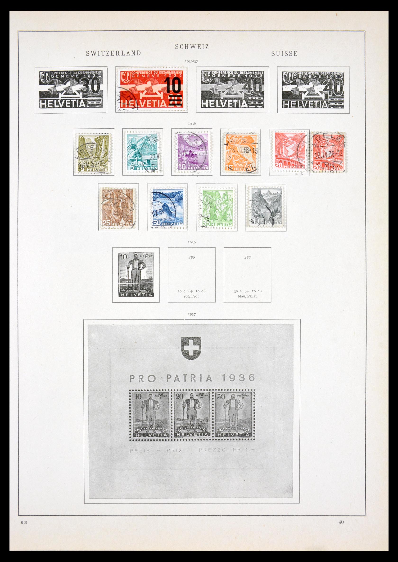 29967 009 - 29967 Switzerland 1850-1950.