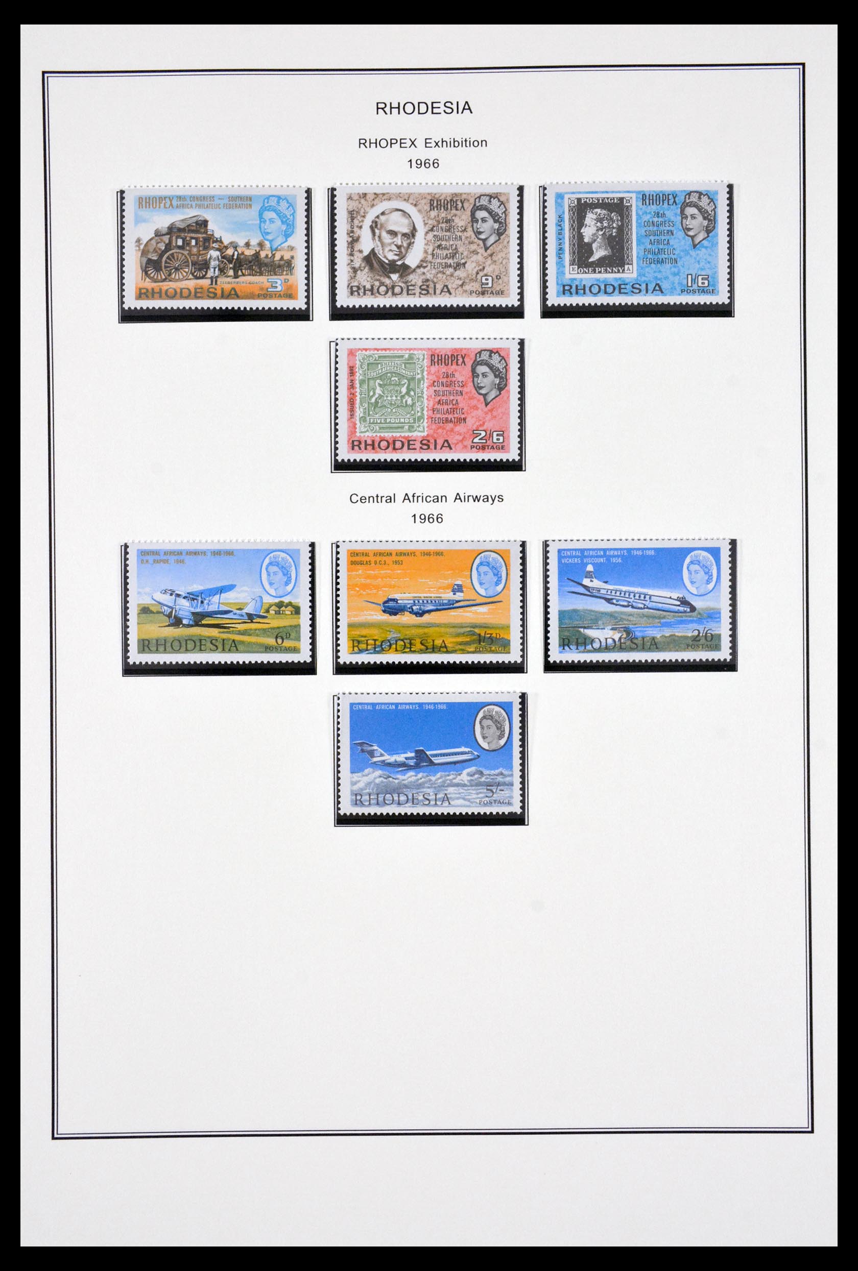 29970 023 - 29970 Rhodesië 1891-1983.
