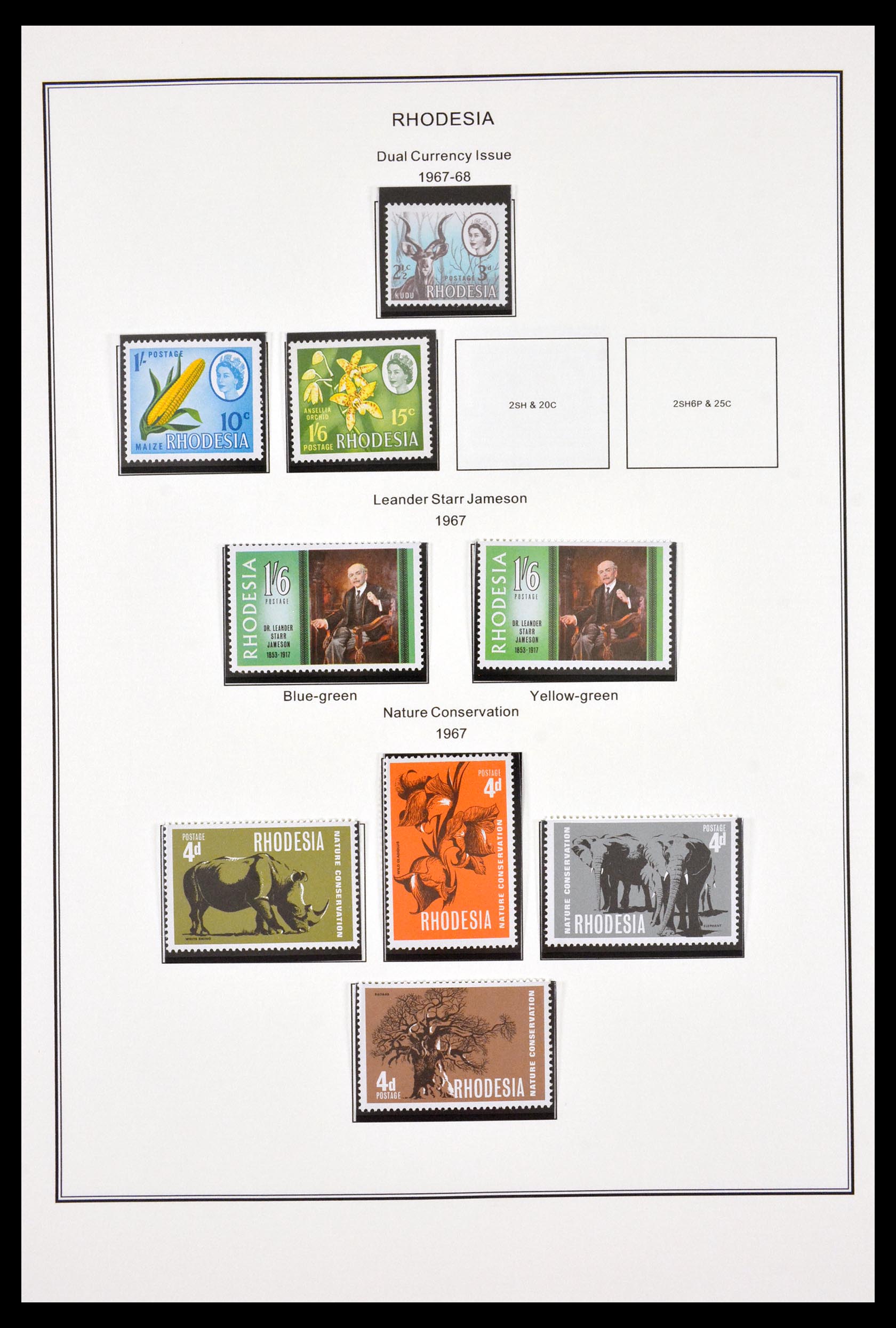 29970 027 - 29970 Rhodesië 1891-1983.