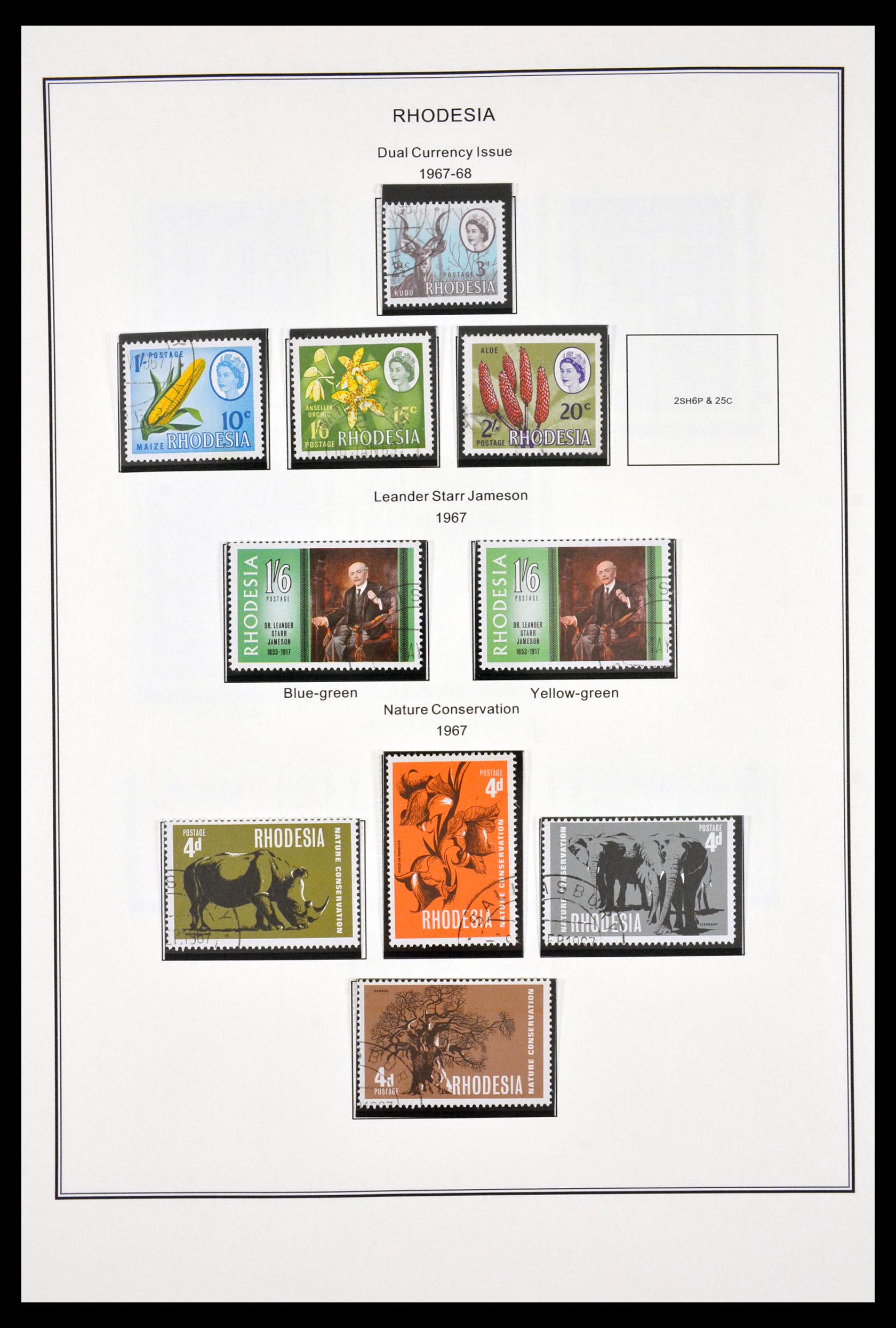 29970 028 - 29970 Rhodesië 1891-1983.