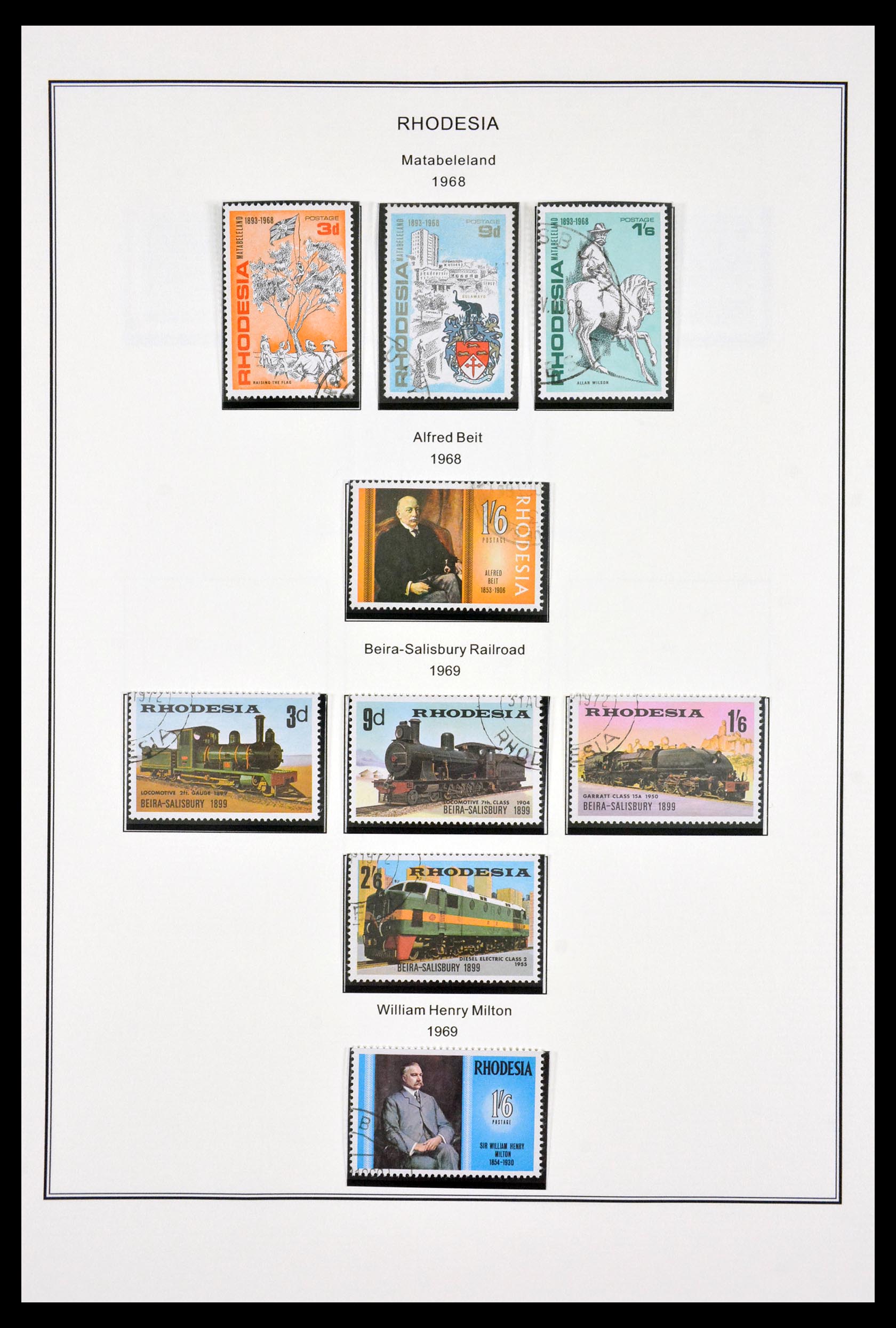 29970 032 - 29970 Rhodesië 1891-1983.