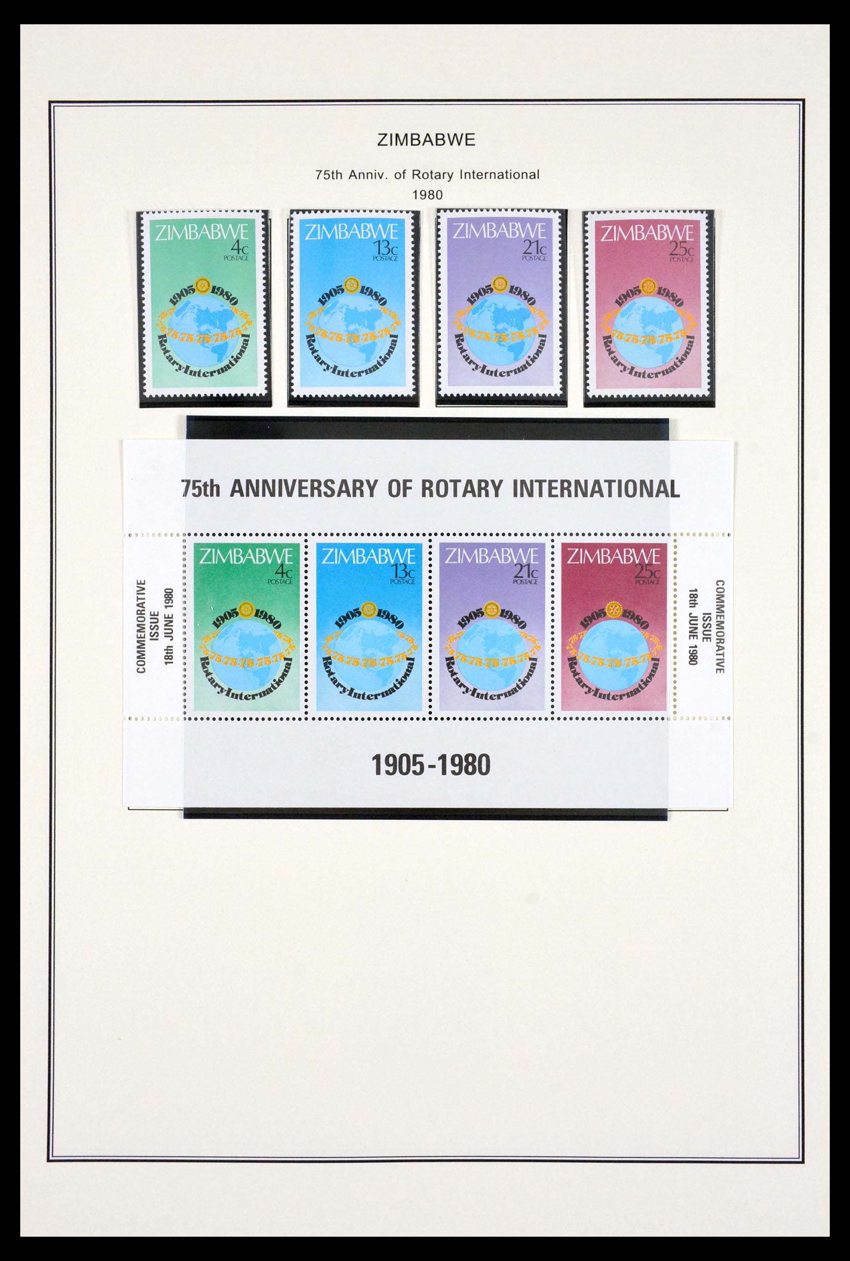 29970 057 - 29970 Rhodesië 1891-1983.