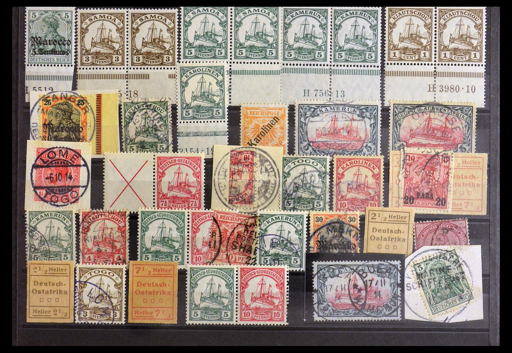 29975 001 - 29975 German Offices and Colonies supercollection 1870-1919.