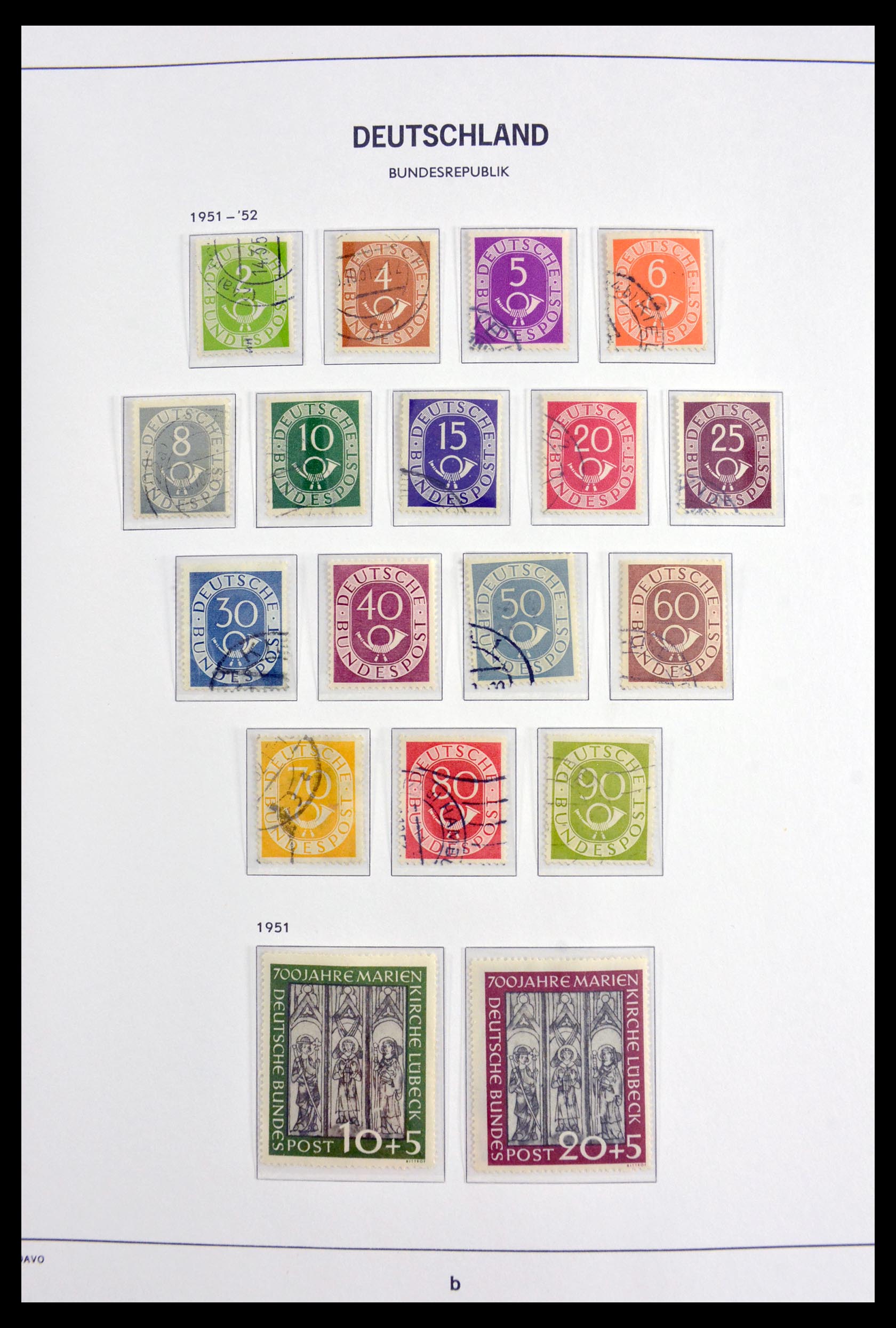 29995 002 - 29995 Bundespost 1949-1969.