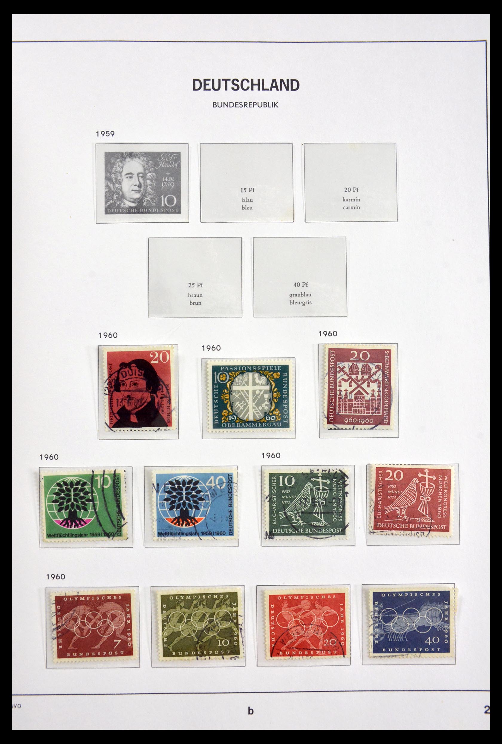 29995 016 - 29995 Bundespost 1949-1969.
