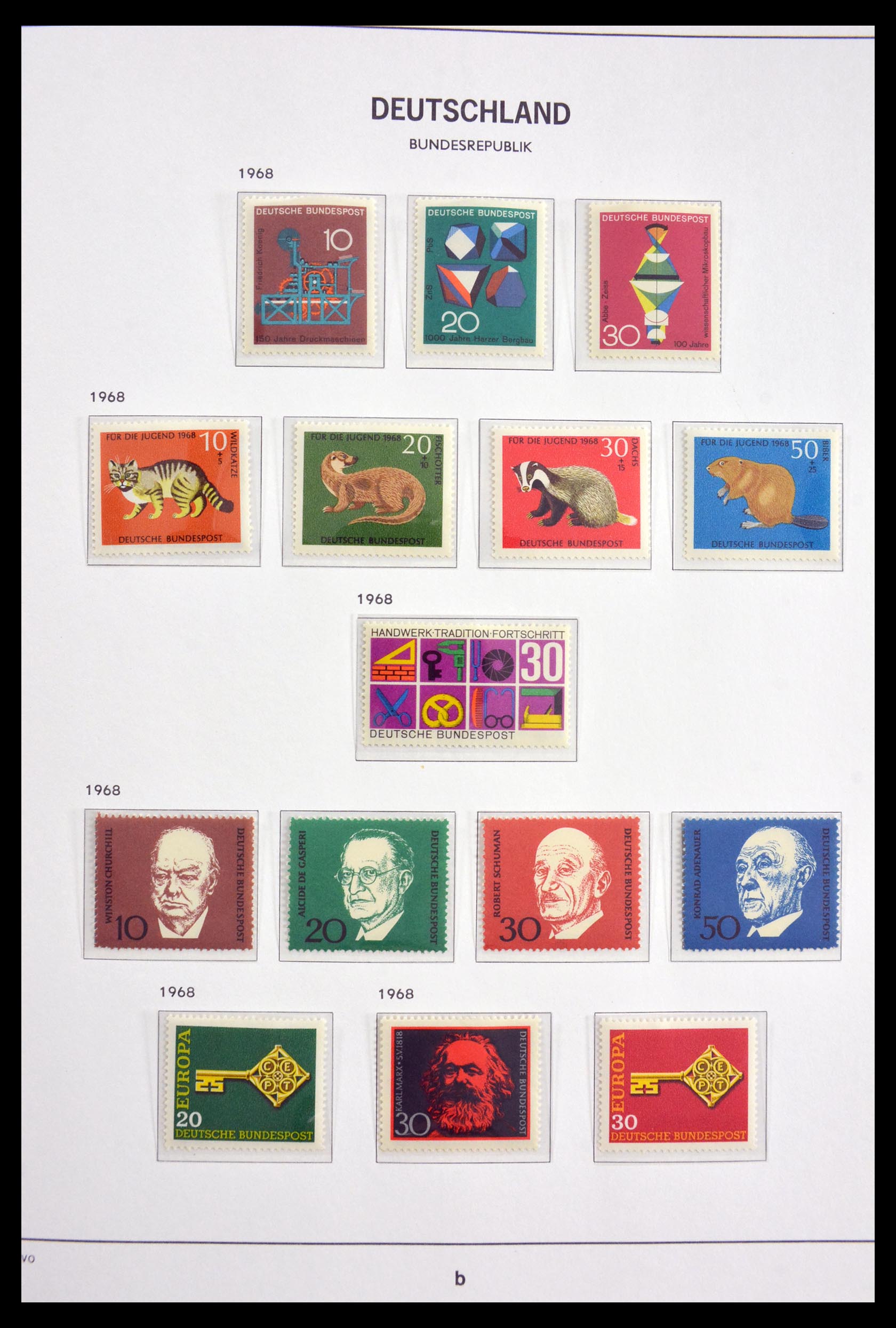 29995 029 - 29995 Bundespost 1949-1969.