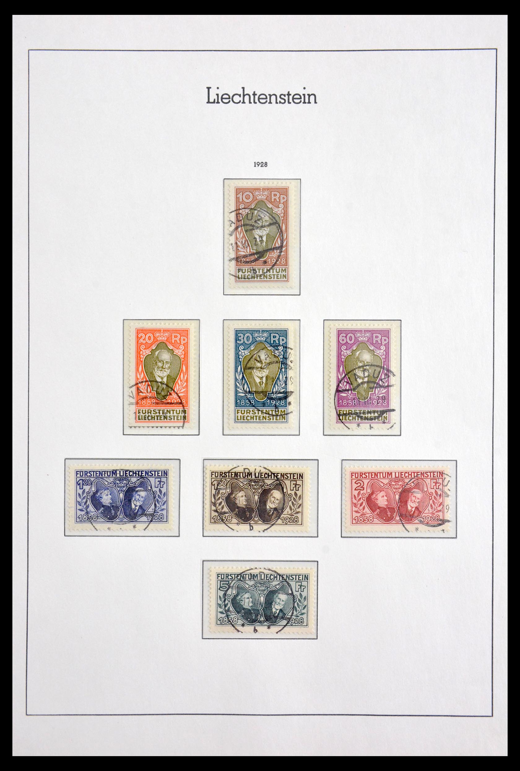 30024 013 - 30024 Liechtenstein 1912-1984.