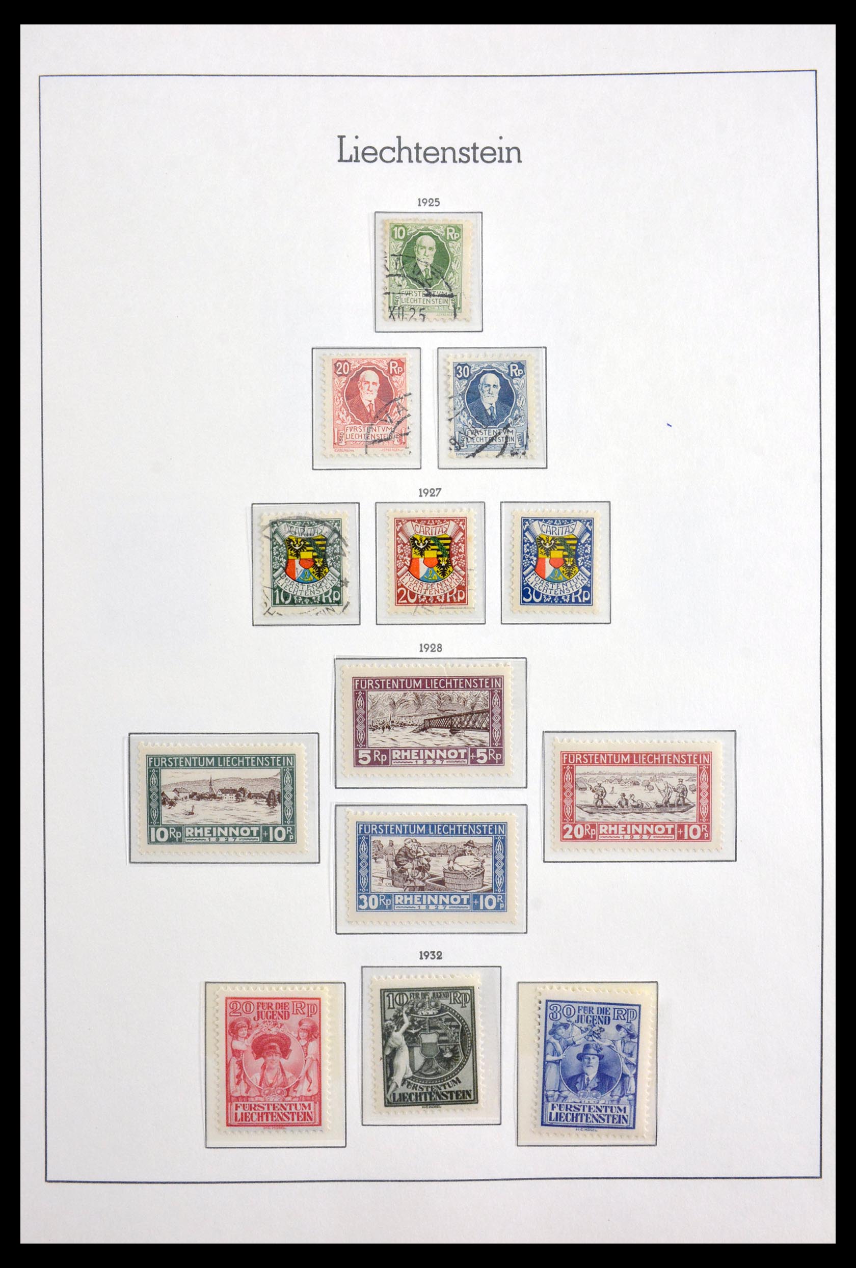 30024 014 - 30024 Liechtenstein 1912-1984.
