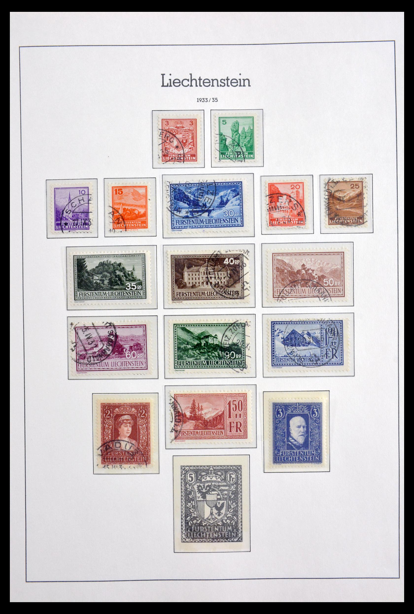 30024 019 - 30024 Liechtenstein 1912-1984.