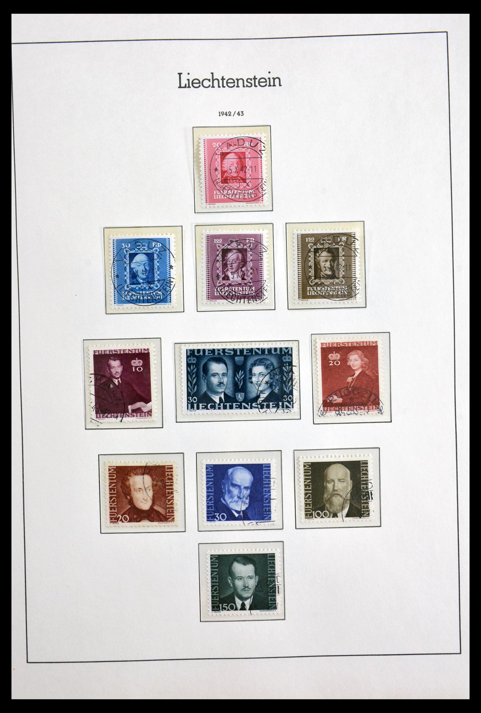 30024 033 - 30024 Liechtenstein 1912-1984.