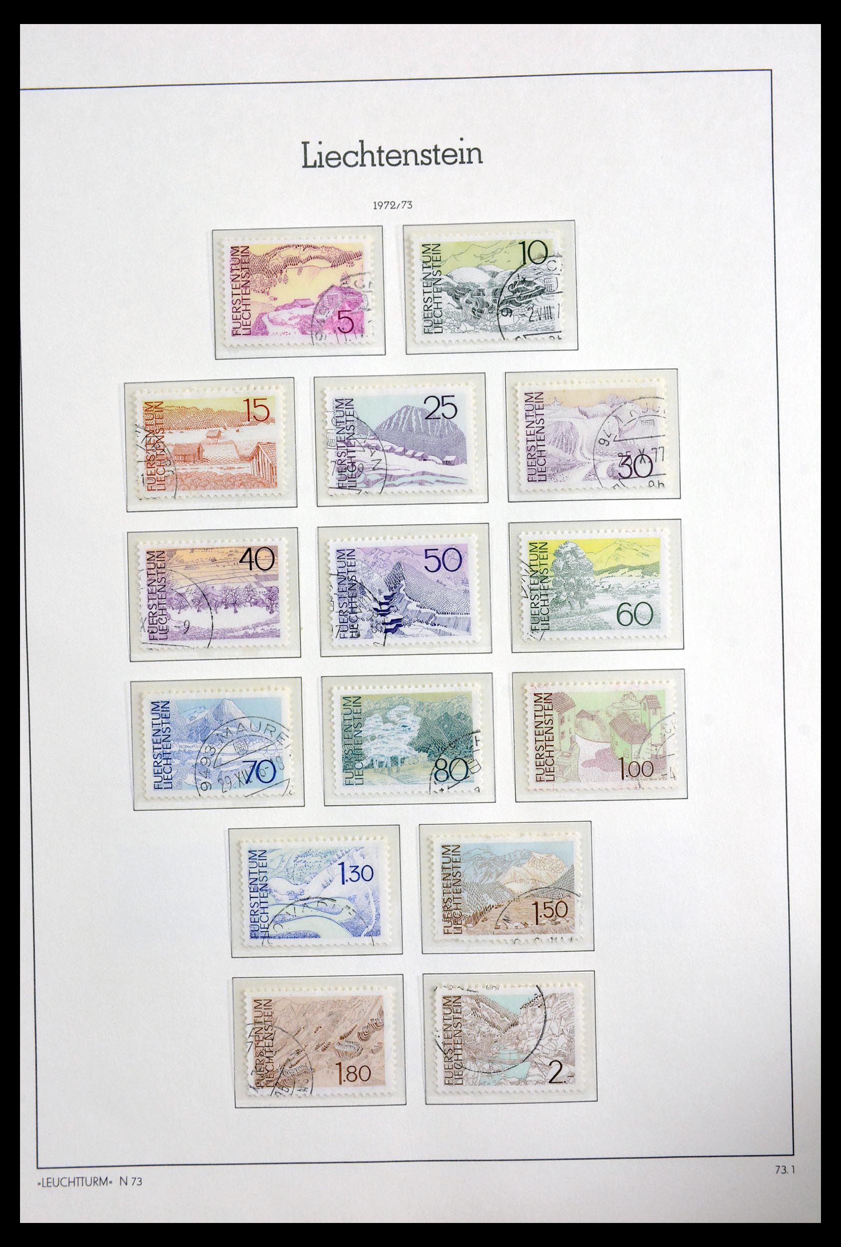 30024 085 - 30024 Liechtenstein 1912-1984.