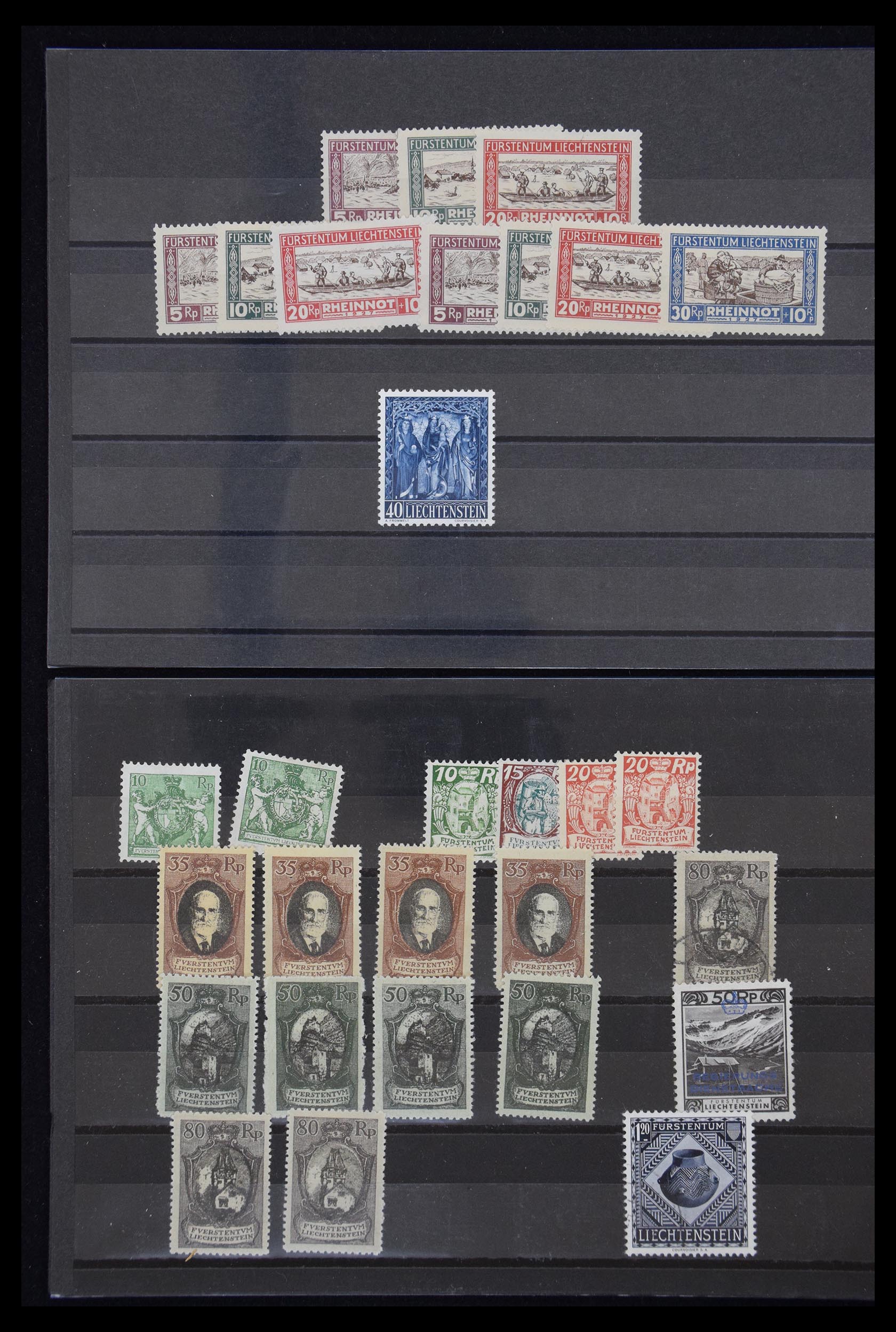 30232 003 - 30232 Liechtenstein better issues 1912-1955.