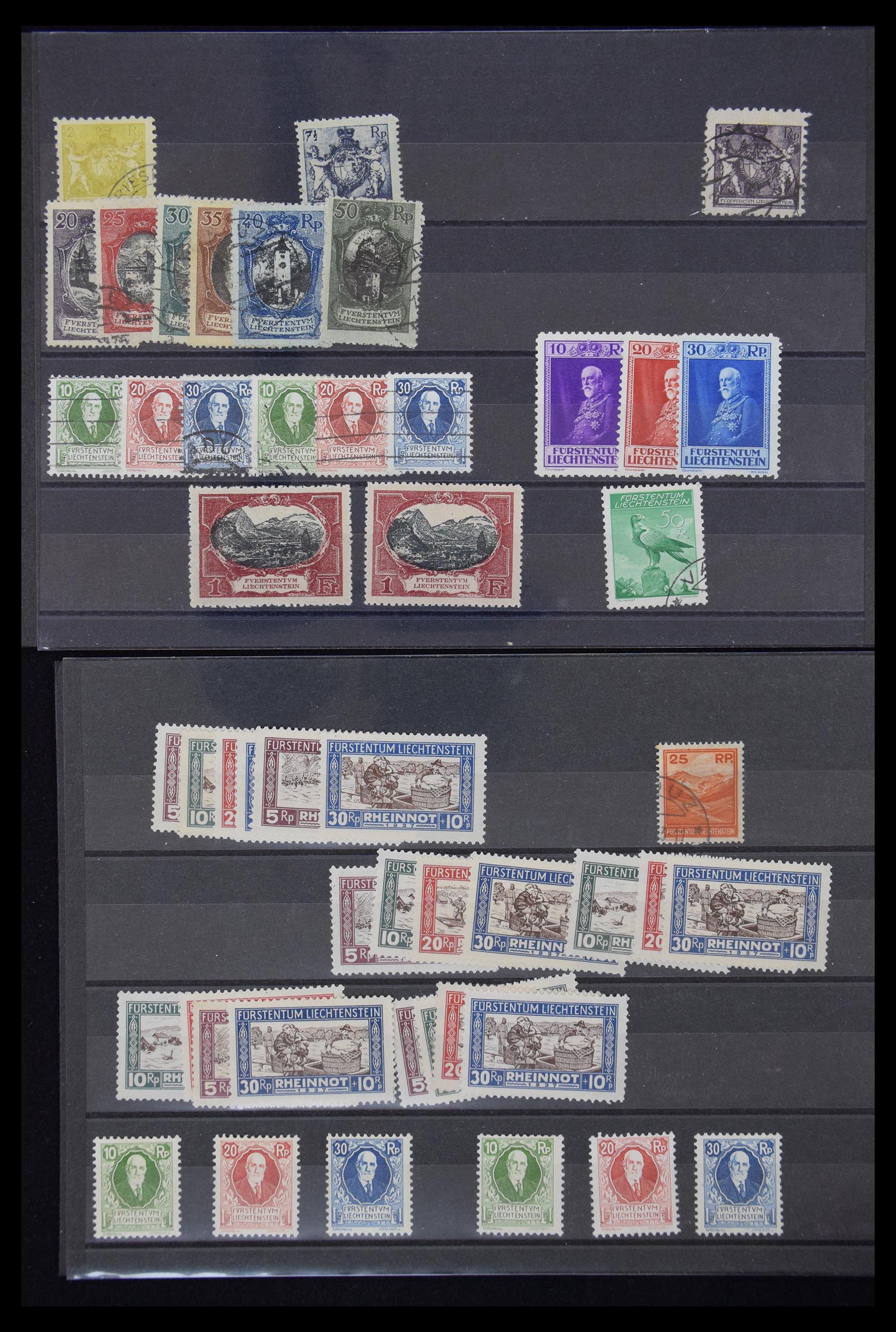 30232 004 - 30232 Liechtenstein betere uitgaven 1912-1955.