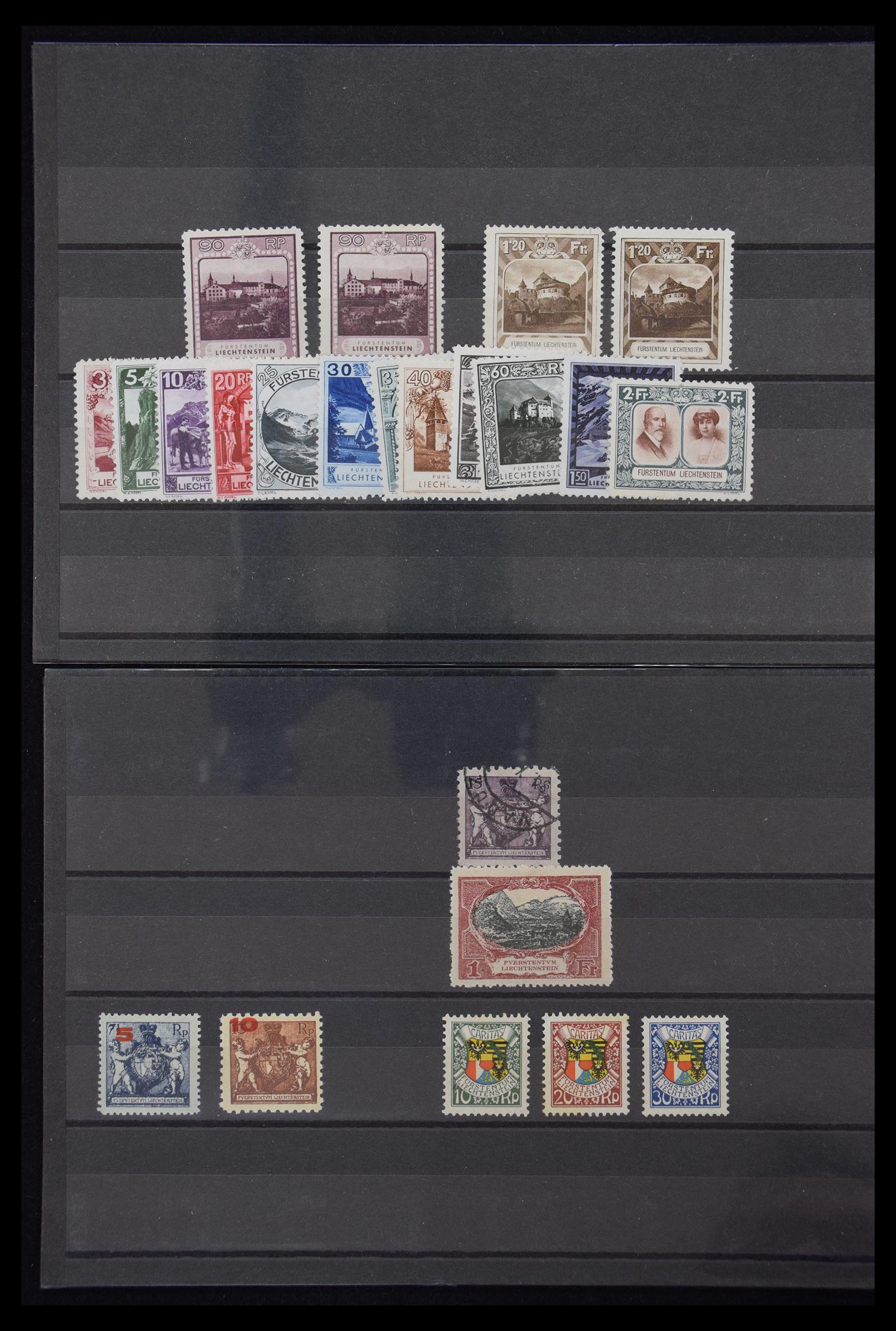 30232 008 - 30232 Liechtenstein better issues 1912-1955.