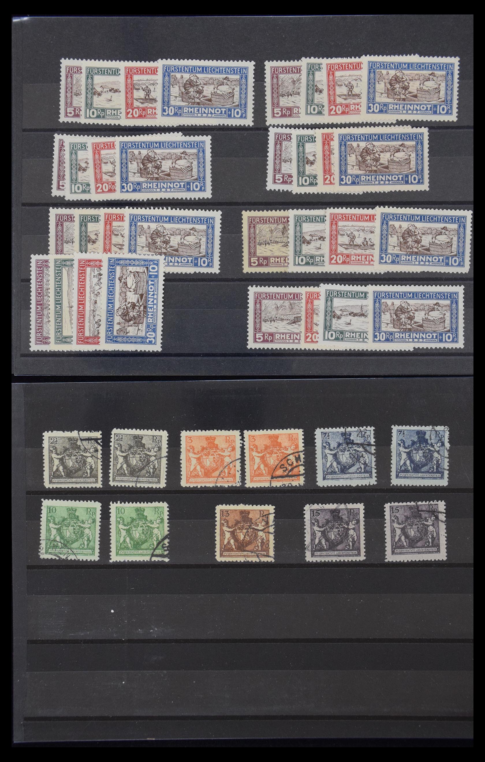 30232 009 - 30232 Liechtenstein better issues 1912-1955.